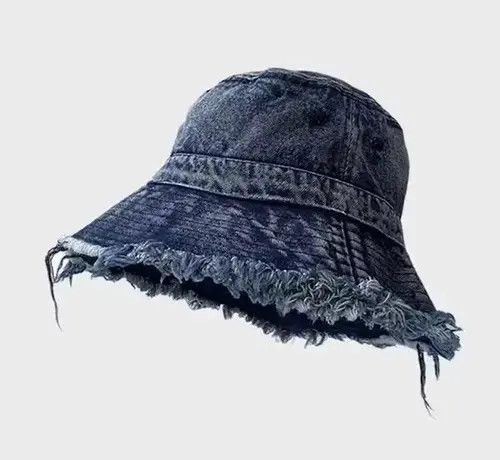 Other Utility grunge washed denim frayed bucket hat Size ONE SIZE - 1 Thumbnail