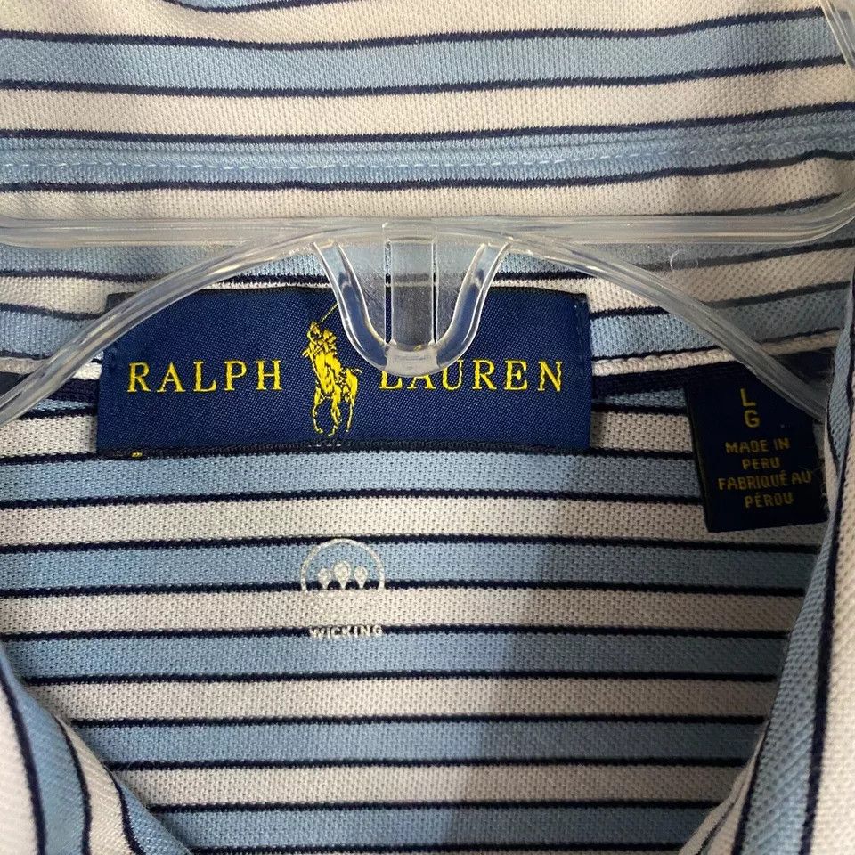 Ralph Lauren Ralph Lauren Polo Shirt Men's Large Short Sleeve Striped L Size US L / EU 52-54 / 3 - 4 Thumbnail