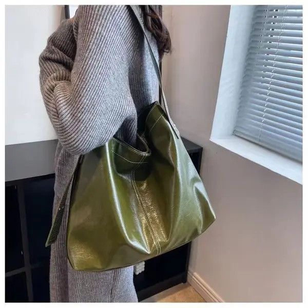 Japanese Brand Retro avocado green shoulder bag Size ONE SIZE - 4 Thumbnail