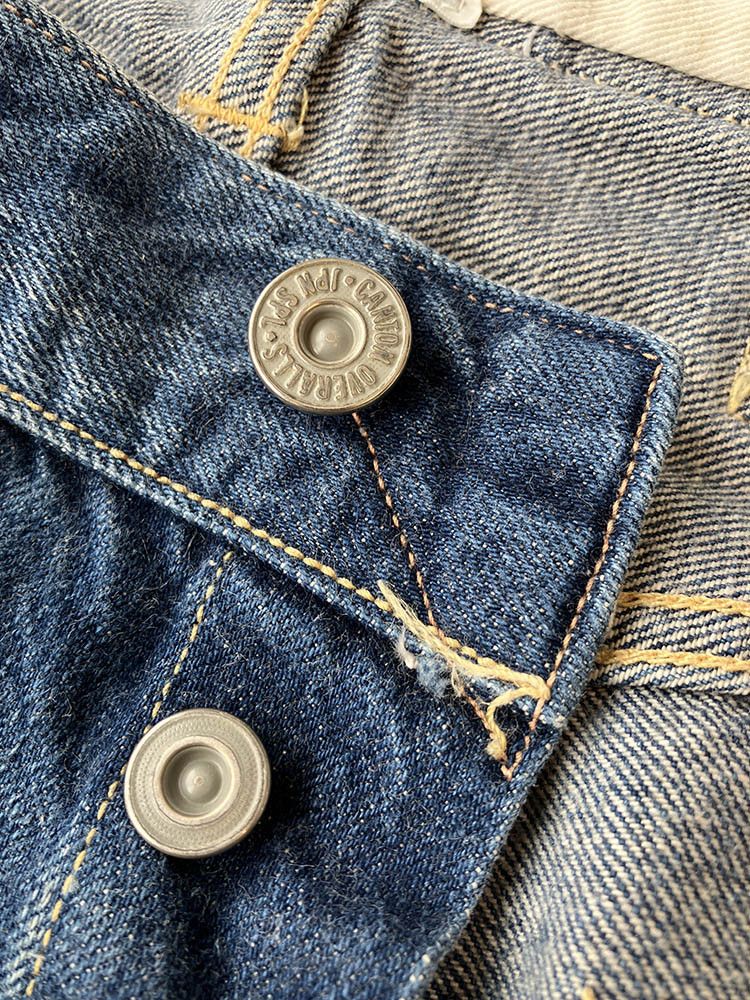 Japanese Brand CANTON OVERALLS 500-120UD W32xL31 1920’s 201-type Size US 32 / EU 48 - 7 Thumbnail