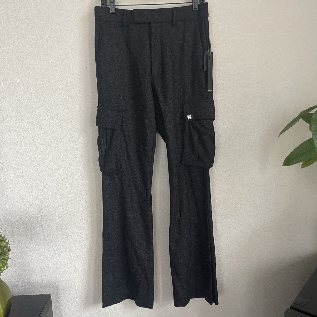 Amiri AMIRI Gray Slim Flared Cargo Pants Size US 30 / EU 46 - 2 Thumbnail