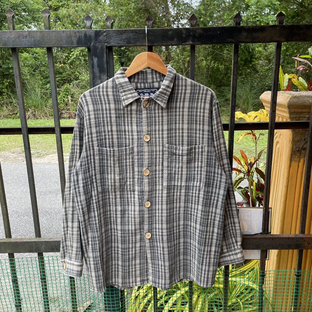 Japanese Brand × Vintage 🔥Vintage PMD American Wear Checkerd Buttons Shirts Size US L / EU 52-54 / 3 - 1 Thumbnail