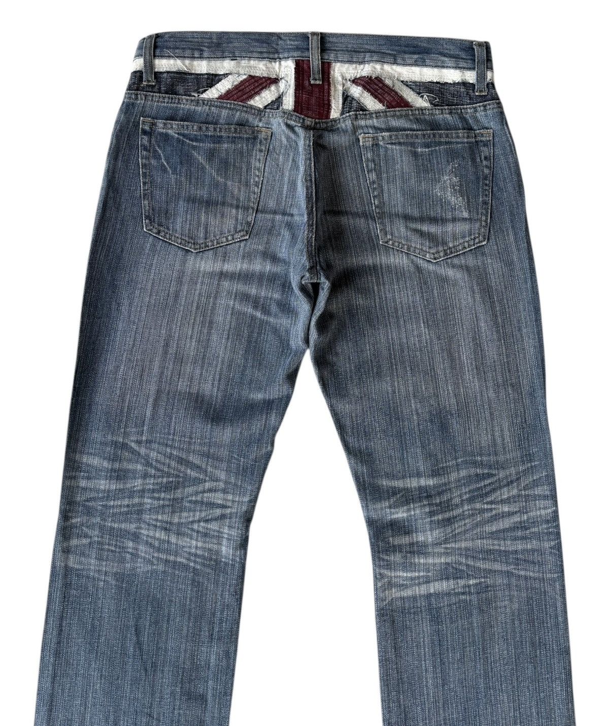 Hysteric Glamour × Le Grande Bleu (L.G.B.) × Undercover Vintage Semantic Design Patchwork Distressed Denim Jean Size US 33 - 5 Thumbnail