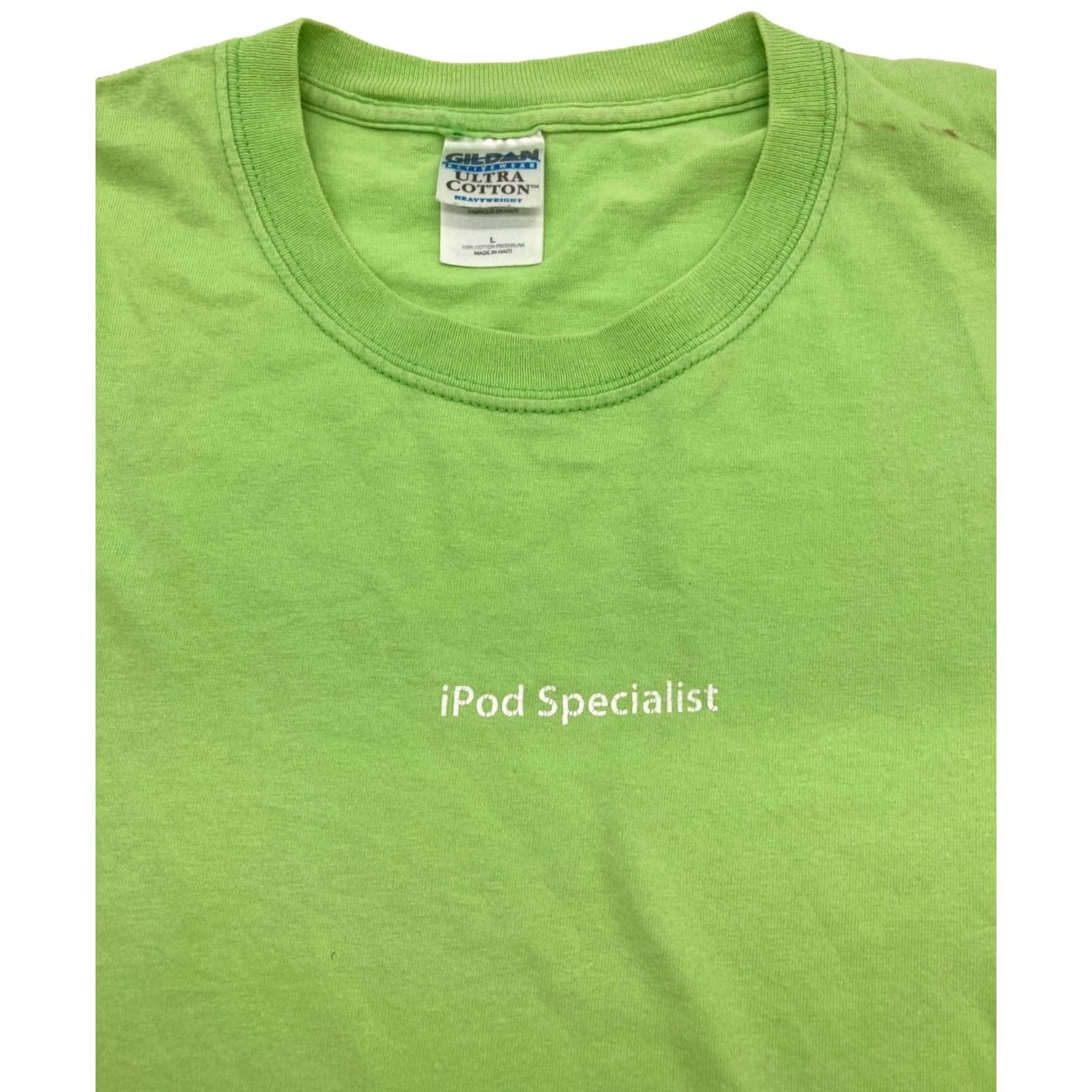 Apple Apple T-Shirt Men L Yellow-green Size US L / EU 52-54 / 3 - 3 Thumbnail
