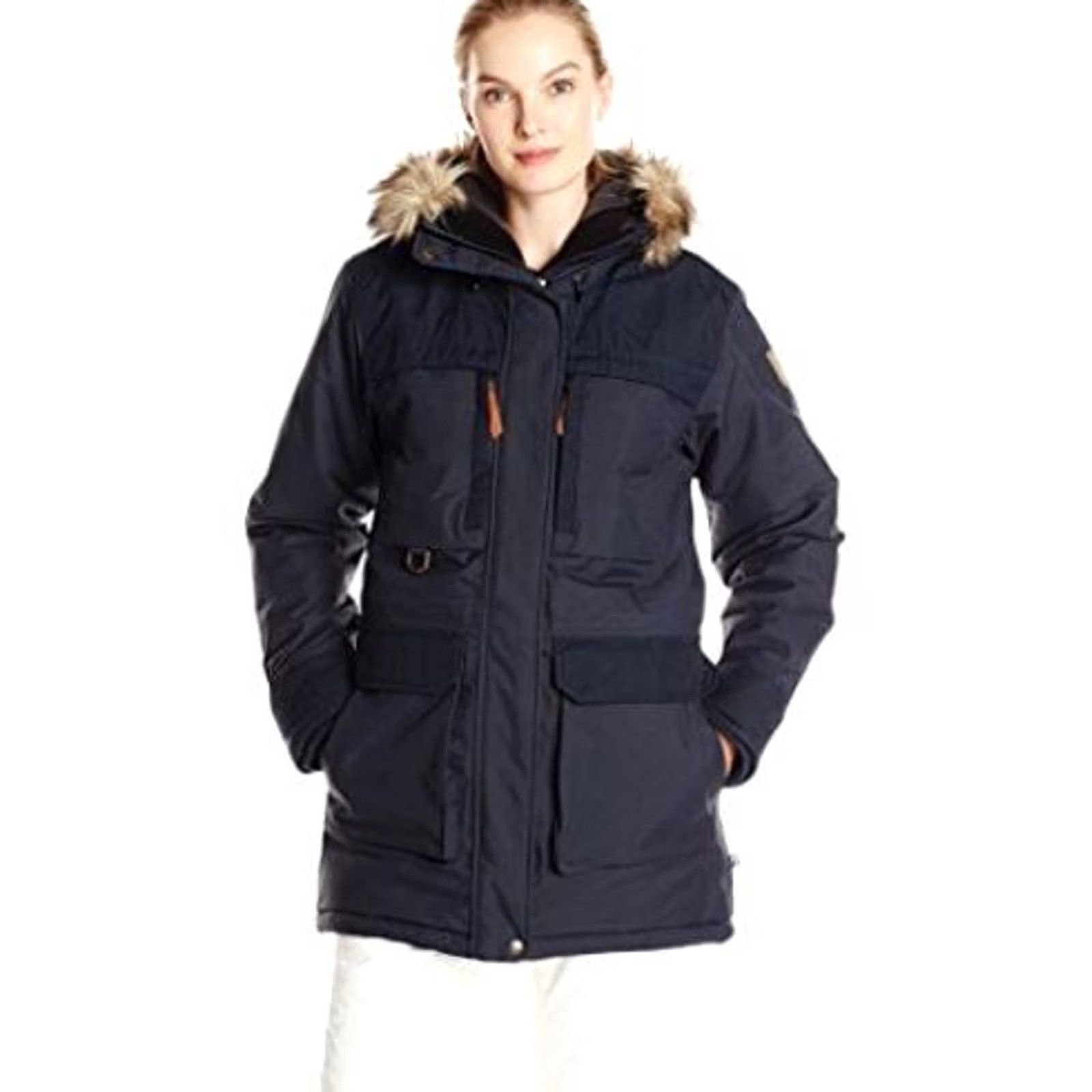 Vintage Fjällräven Polar Guide Black Canvas G 1000 Hydratic Womens Padded Parka Jacket Size S / US 4 / IT 40 - 2 Thumbnail
