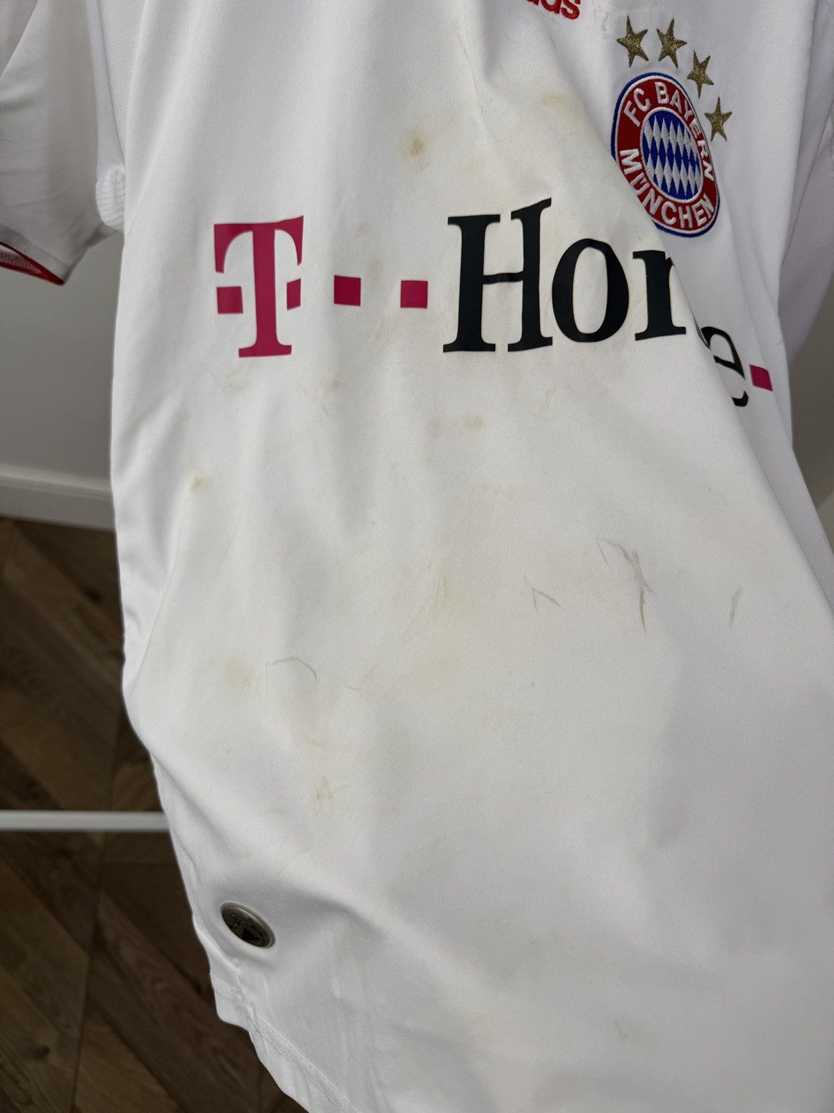 Adidas Vintage BAYERN MUNICH 2008 2009 FOOTBALL KIDS JERSEY ADIDAS Size US S / EU 44-46 / 1 - 15 Thumbnail