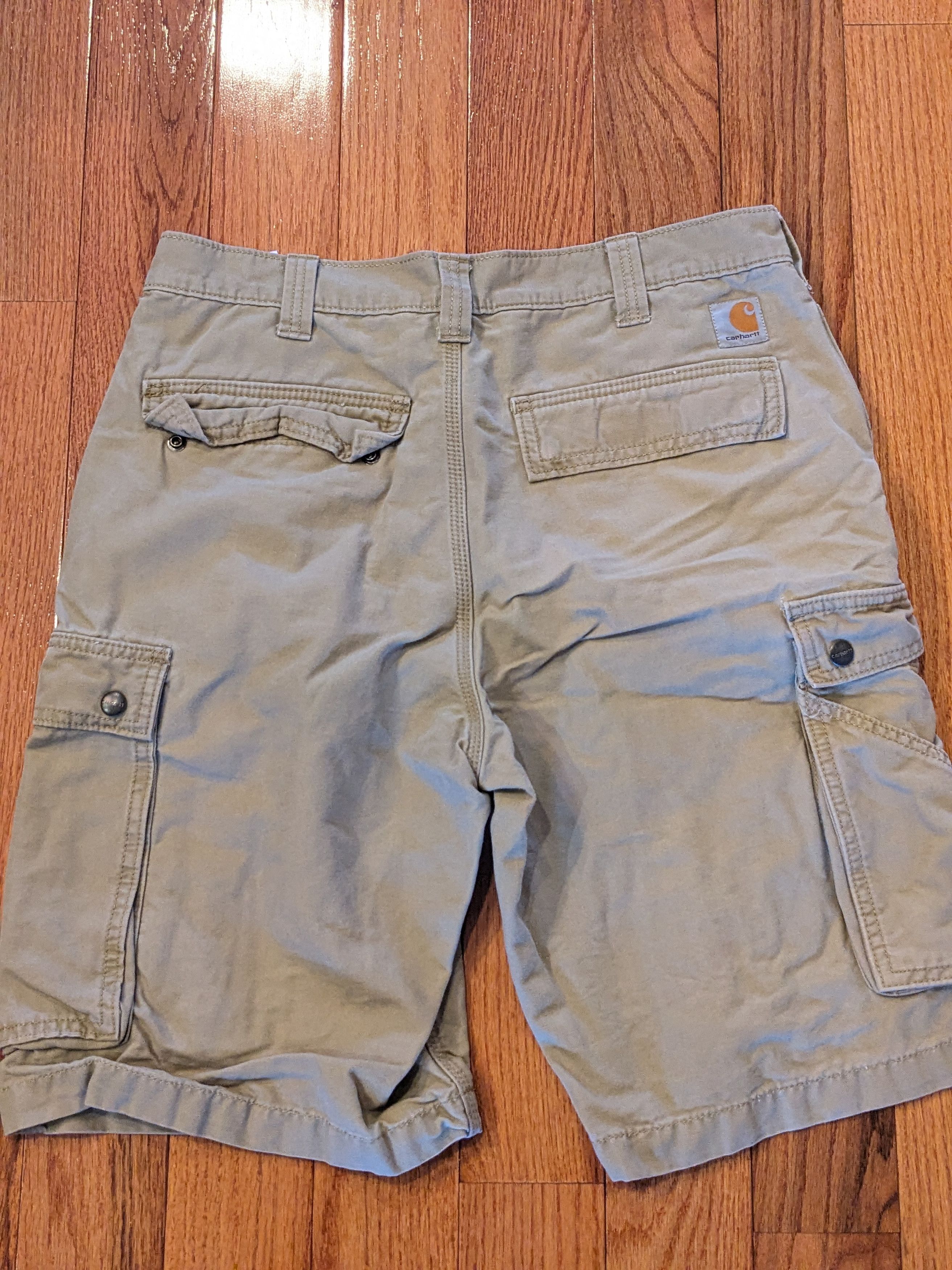 Carhartt Relaxed Fit Size 34 Tan Cargo Shorts