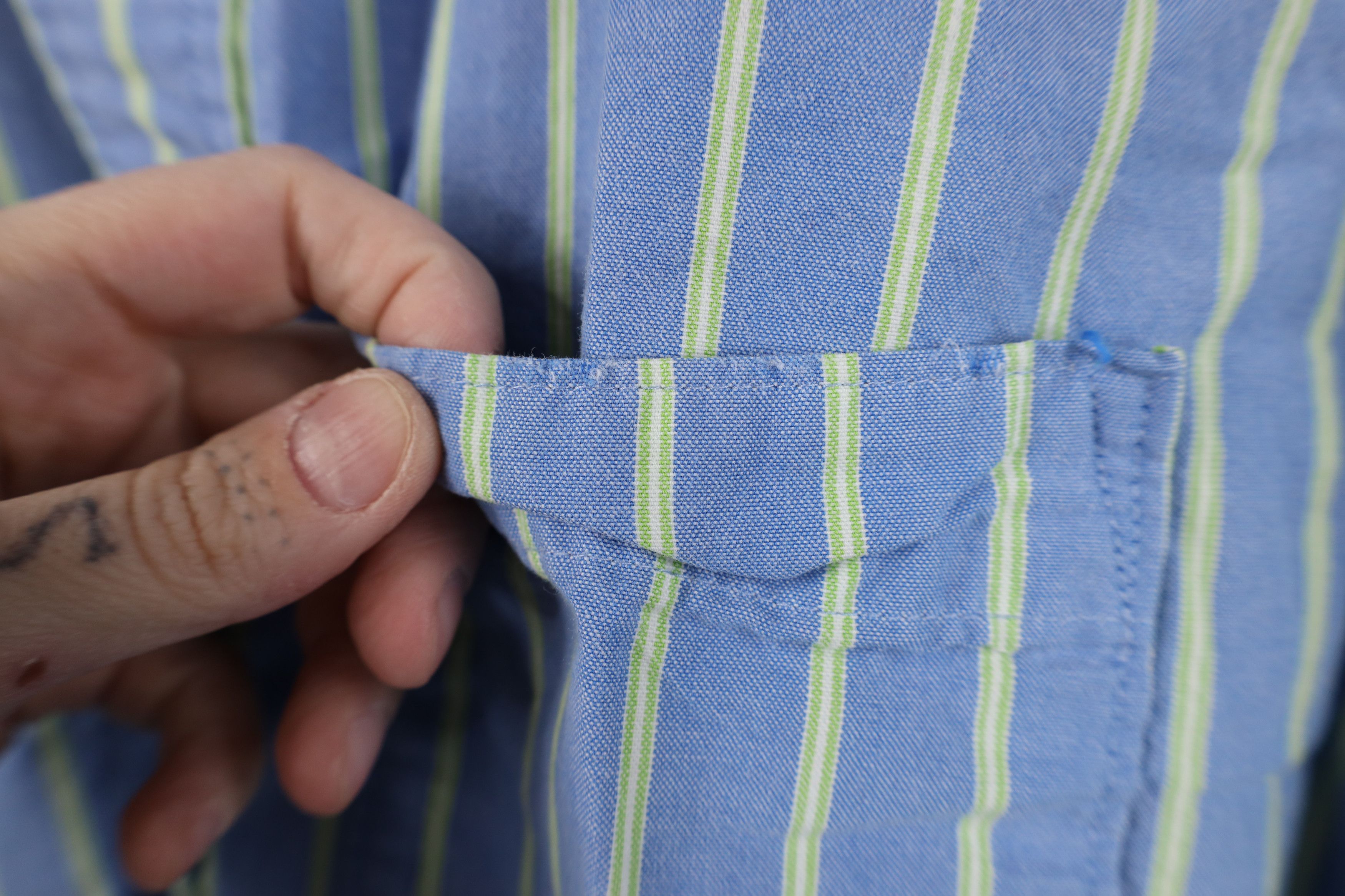 Abercrombie & Fitch Vintage 90s Y2K Abercrombie & Fitch Button Down Shirt Blue Size US XXL / EU 58 / 5 - 5 Thumbnail
