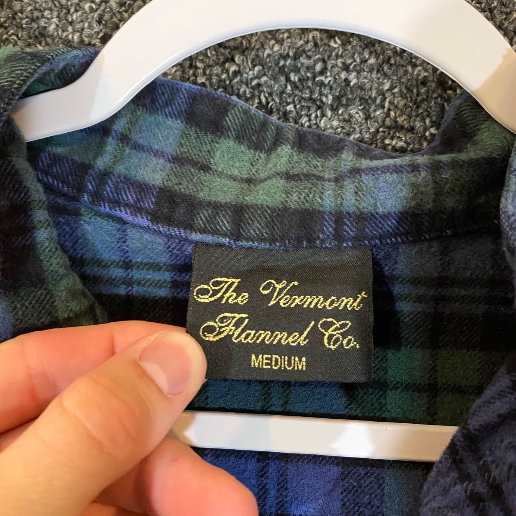 CO Vermont Flannel Co Shirt Mens Medium Multicolor Plaid Cotton Button-Up Made in USA Size US M / EU 48-50 / 2 - 2 Thumbnail