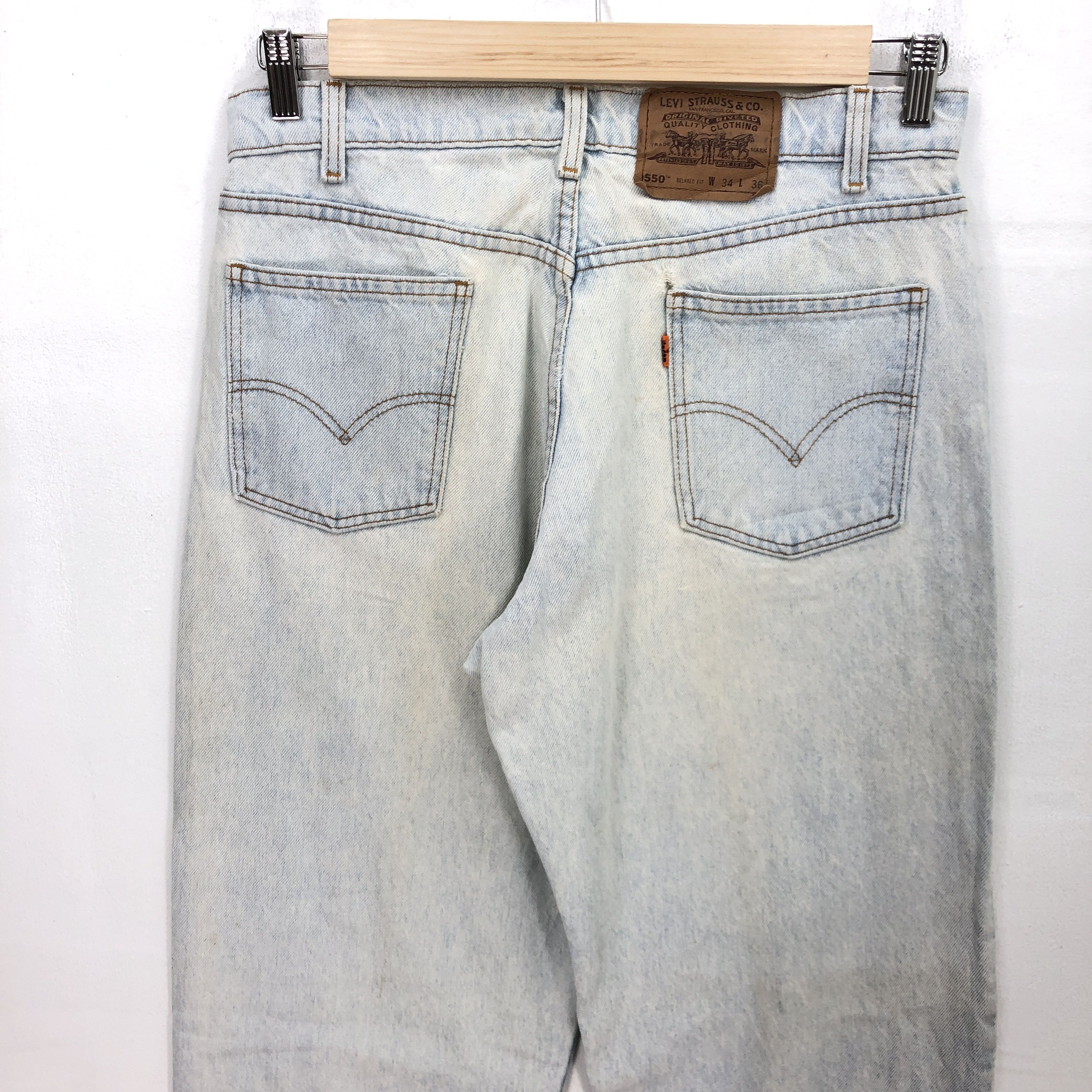 Levi's Vintage Levi's Light Wash Jeans Levis Faded Levis Denim Size US 32 / EU 48 - 4 Thumbnail