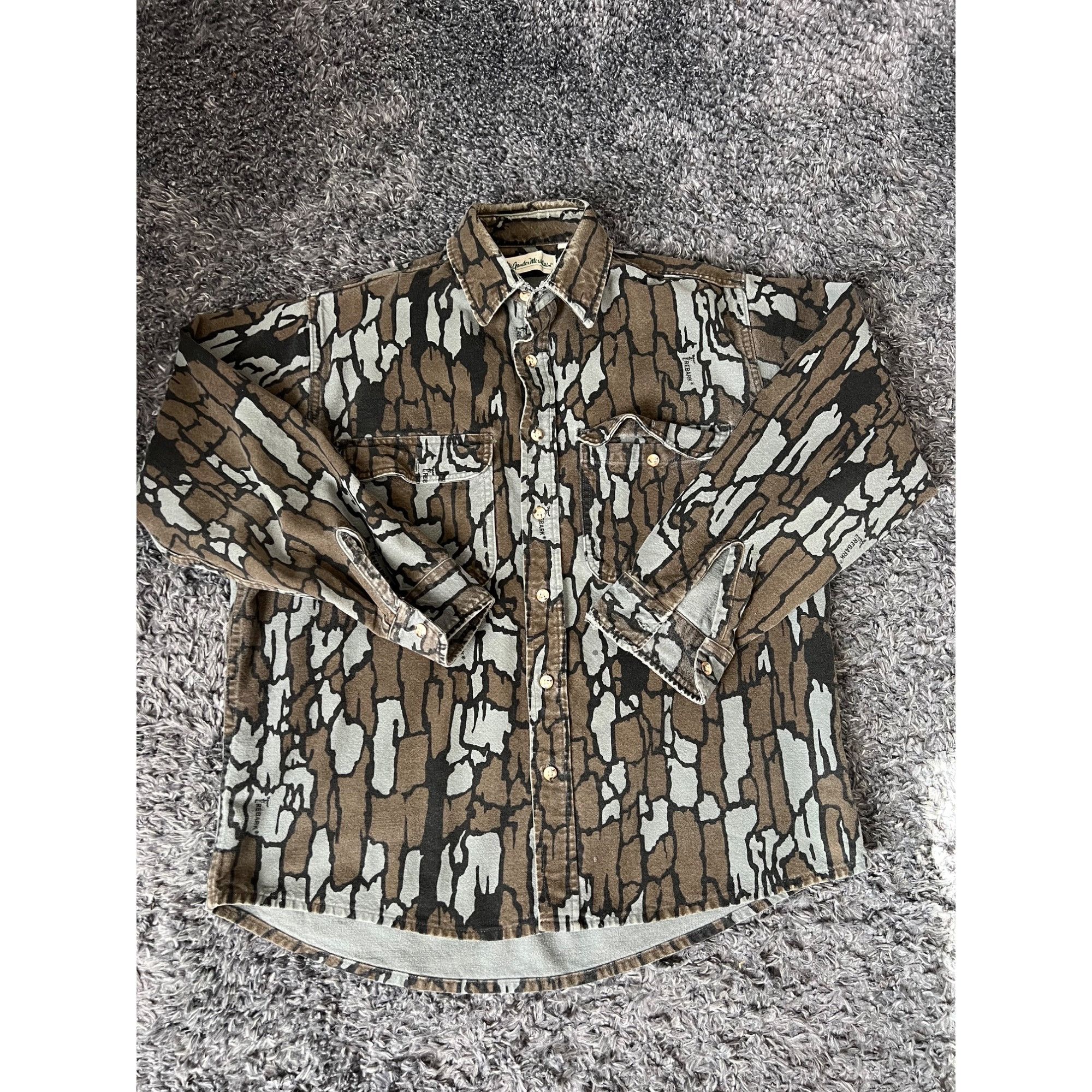 Other Vintage Gander Mountain Treebark Long Sleeve Camouflage Butt Size US L / EU 52-54 / 3 - 1 Preview