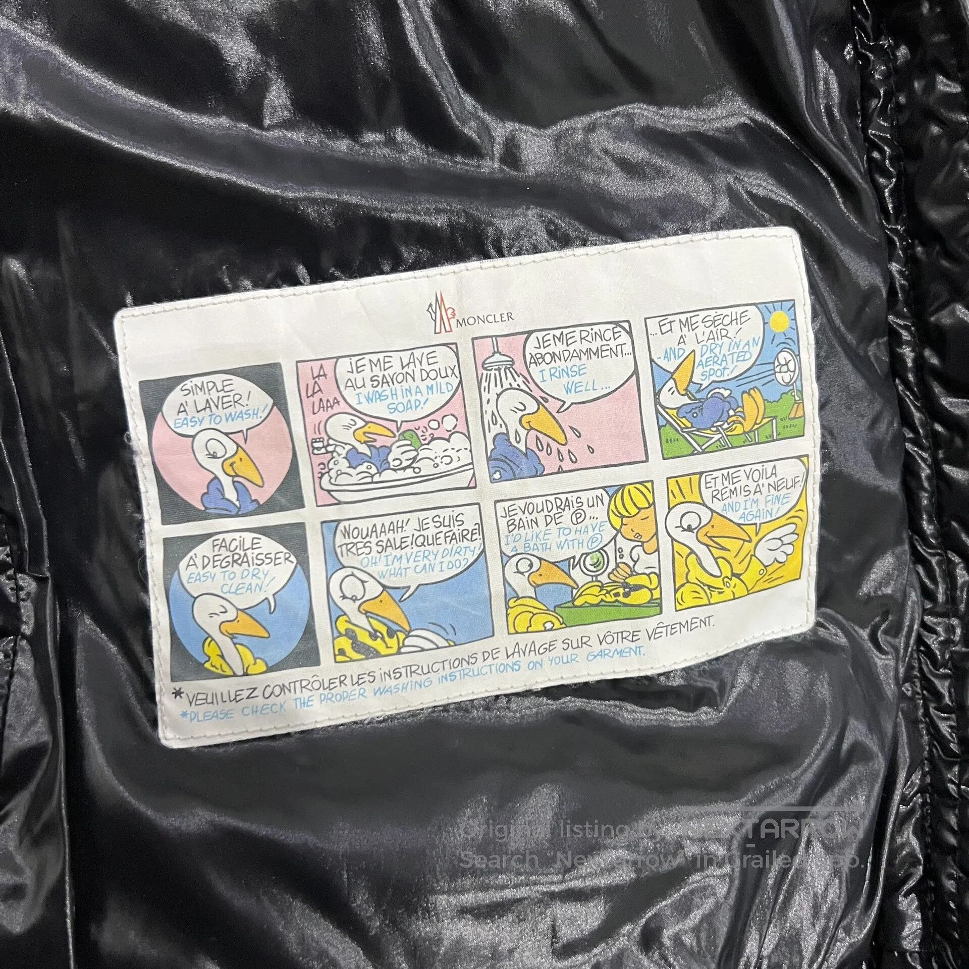 Moncler Moncler size 2 Daphne sleeve tag logo; black, fitted down j Size M / US 6-8 / IT 42-44 - 7 Thumbnail