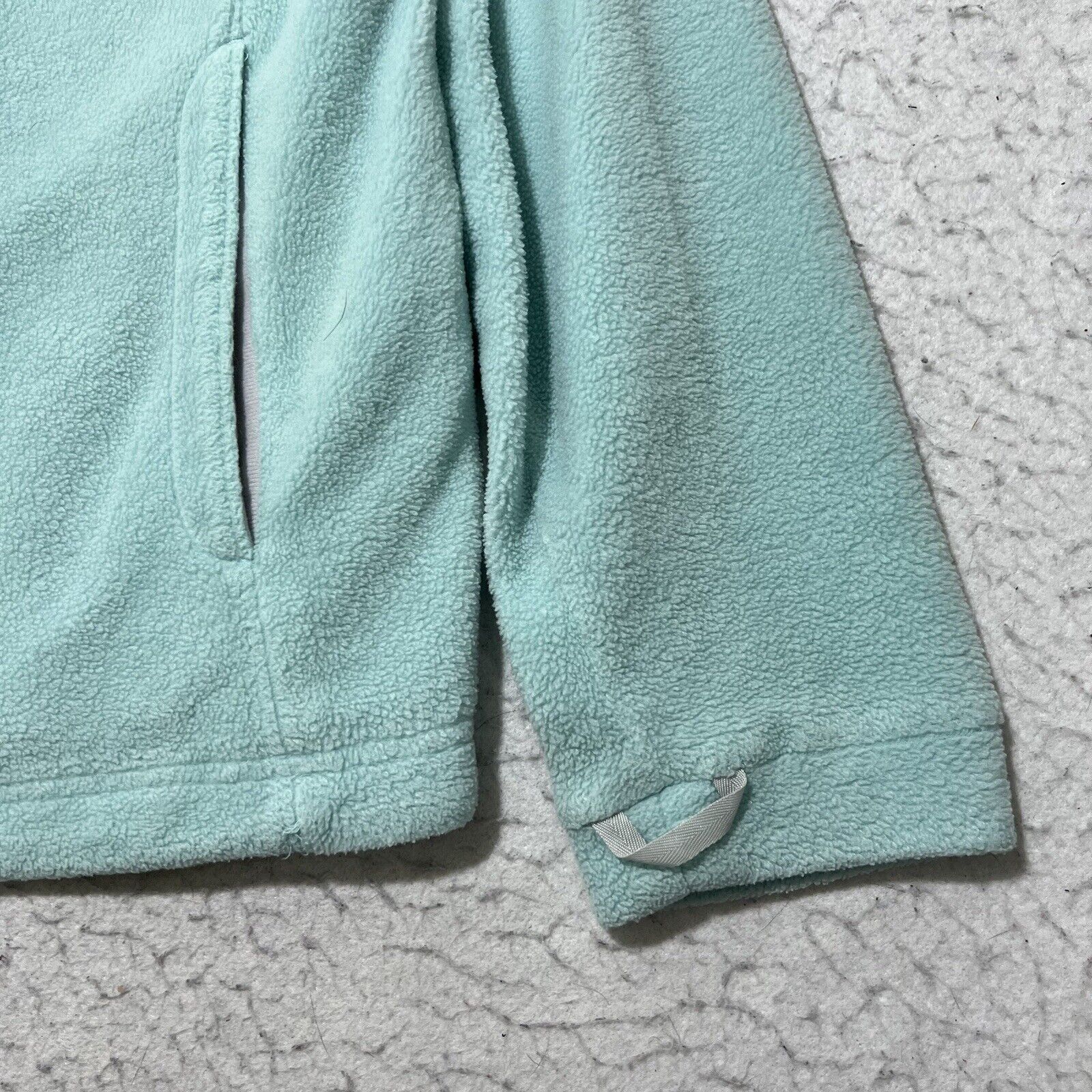 Columbia Columbia Full Zip Fleece Mock Neck Light Blue Sweatshirt Size L / US 10 / IT 46 - 6 Thumbnail