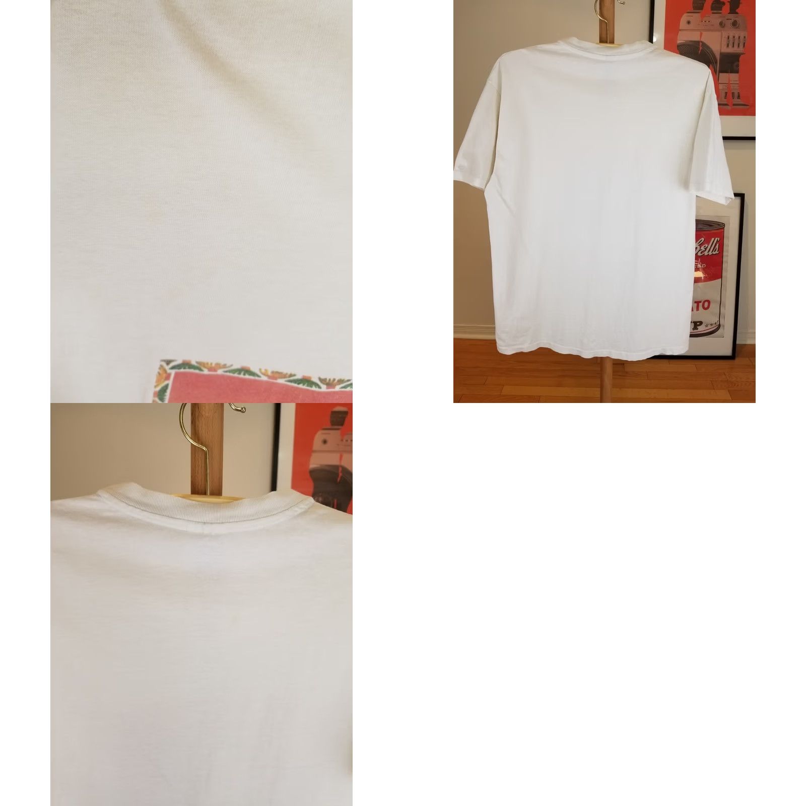 Hanes VINTAGE T-Shirt Mens L White Hanes 93' 3,2,1 ... AND THEN THERE WERE NONE HUMANS I TEES ELEPHANTS Cotton Size US L / EU 52-54 / 3 - 8 Thumbnail