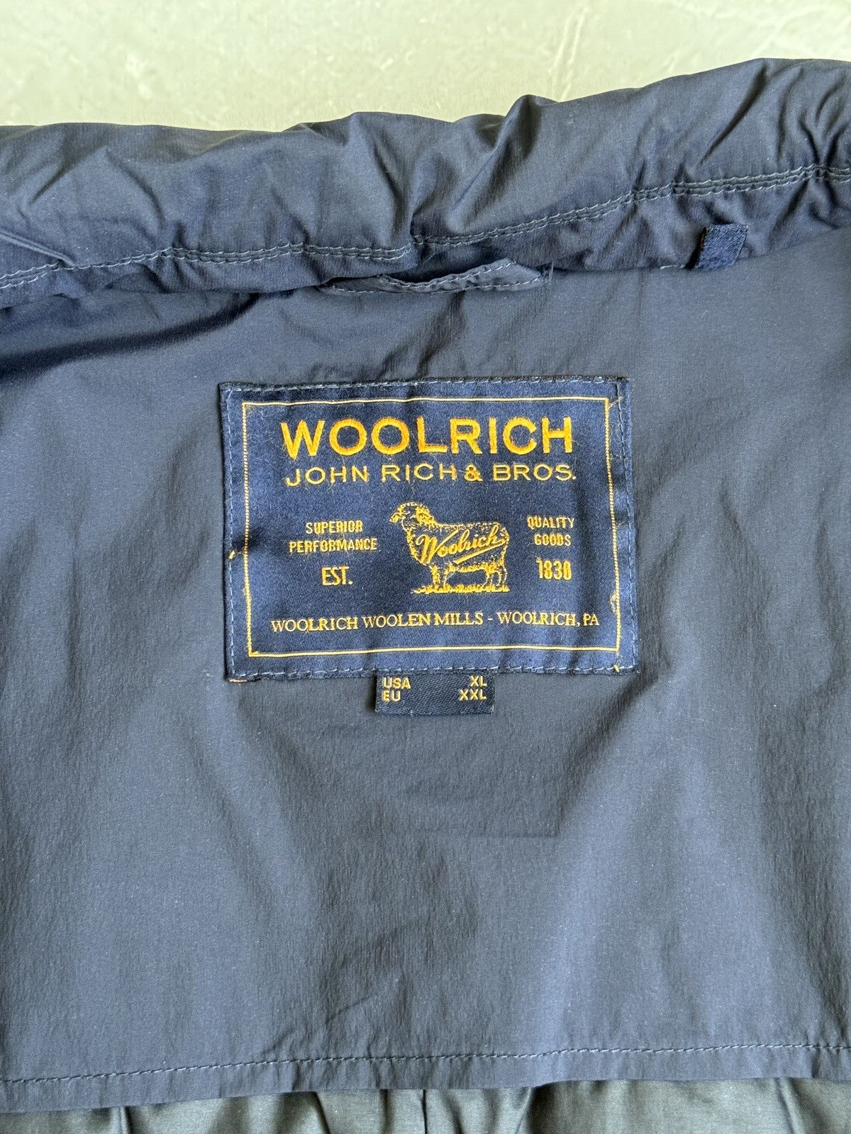 Woolrich Woolen Mills Woolrich Light Quilted Jacket Midi Coat Navy Size US XL / EU 56 / 4 - 13 Thumbnail