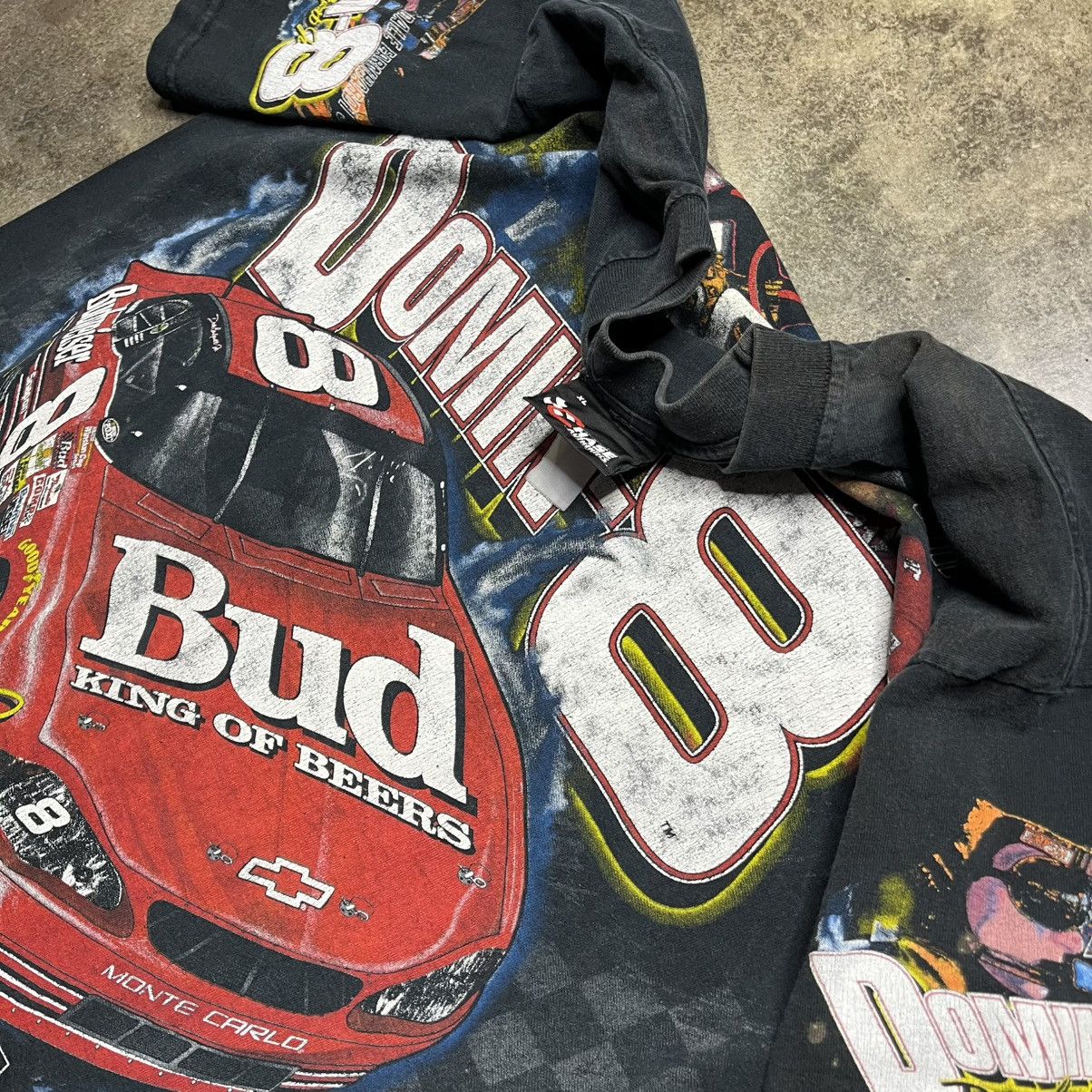 Chase Authentics vintage Budweiser NASCAR Dale Earnhardt AOP tshirt Size US XL / EU 56 / 4 - 5 Thumbnail