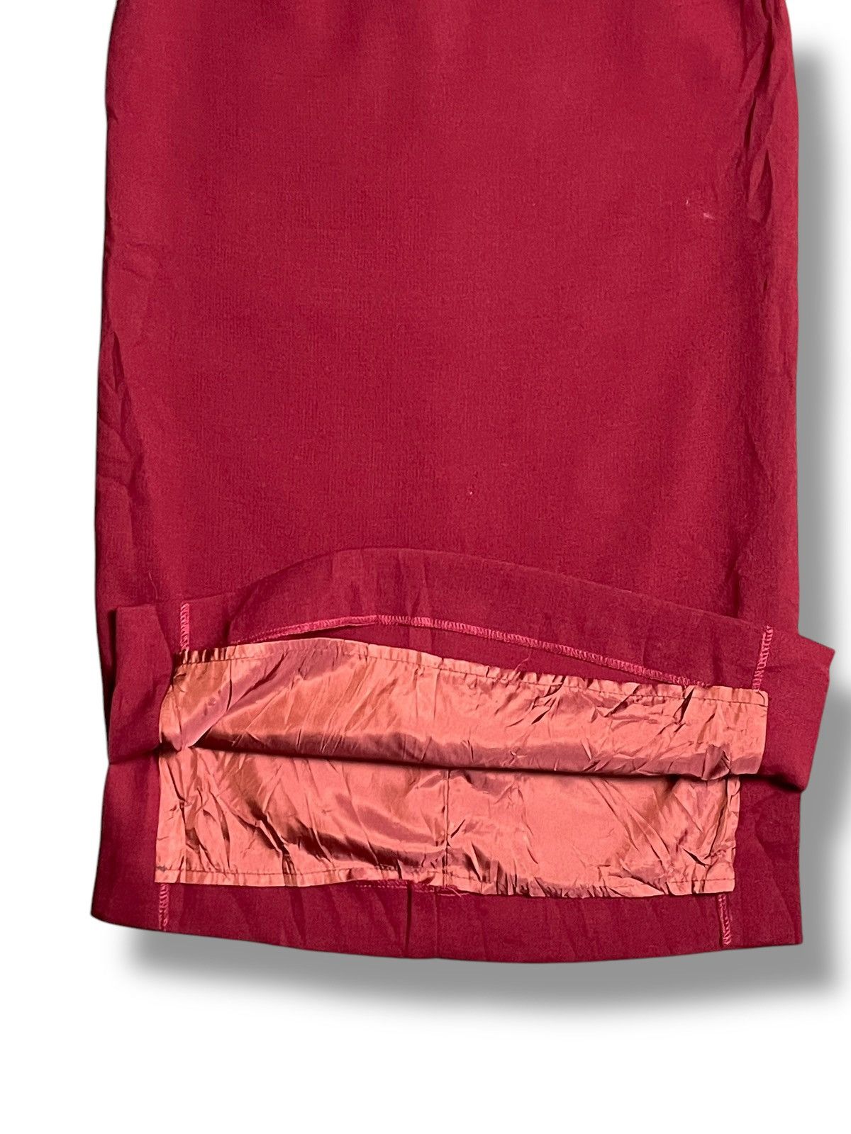 Gianfranco Ferre Gianfranco Ferre x Studio Women Burgundy Skirt (26) Size 23" - 5 Thumbnail