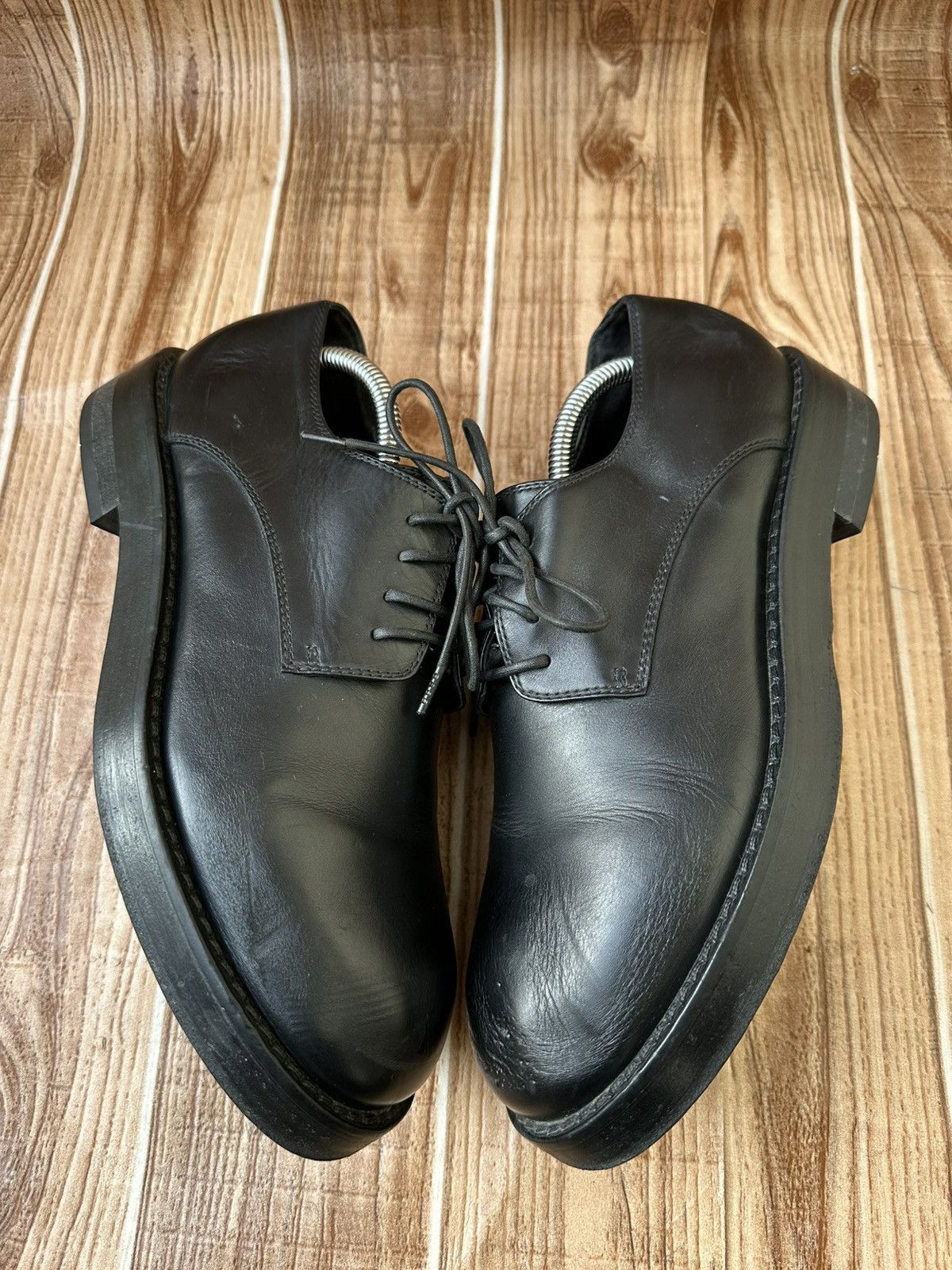 Ann Demeulemeester Ann Demeulemeester Black Derby Shoes Size US 7 / EU 40 - 7 Thumbnail