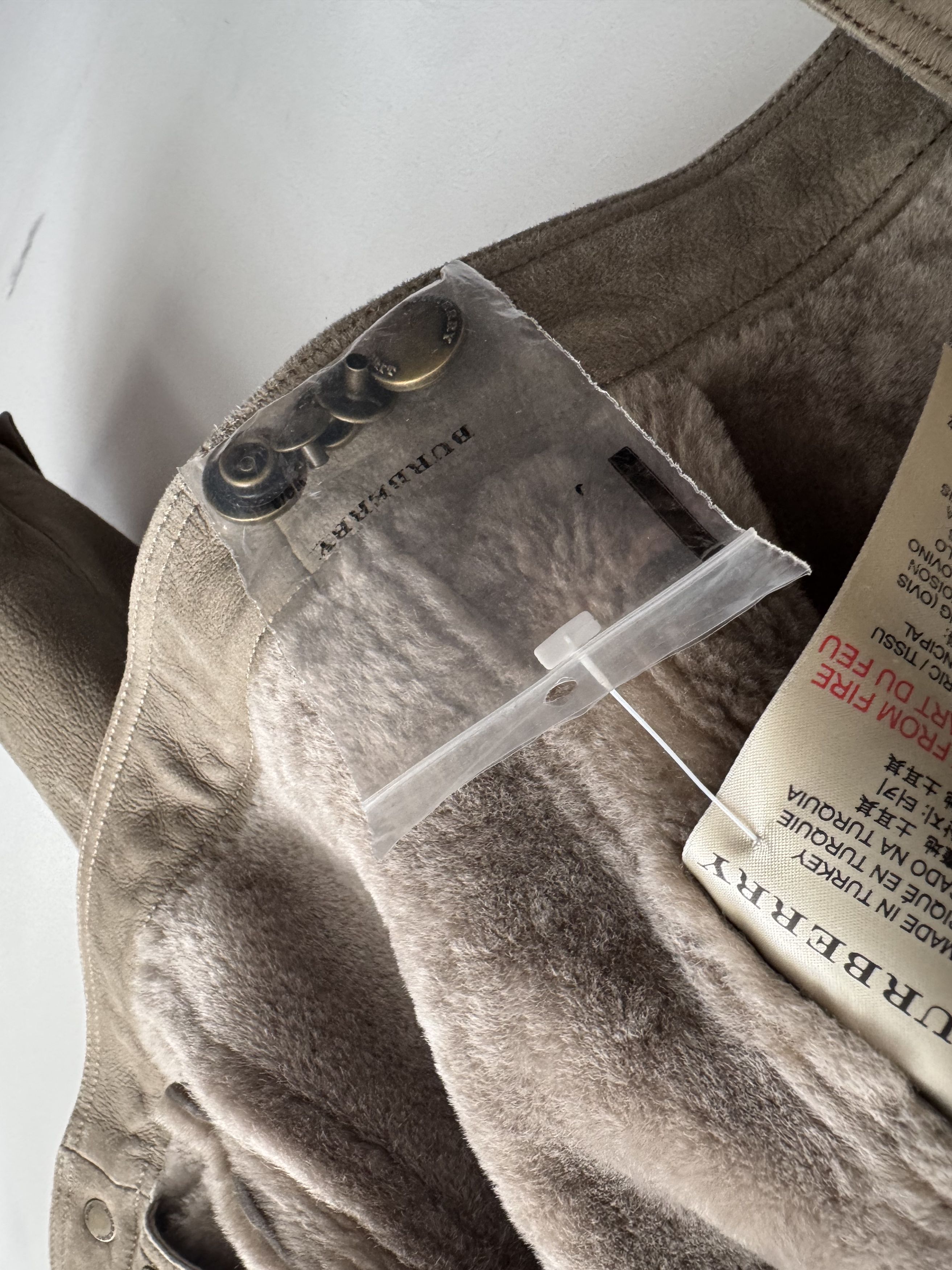 Burberry Burberry Shearling Leather Jacket Size US8 Eur 42 Size M / US 6-8 / IT 42-44 - 14 Thumbnail