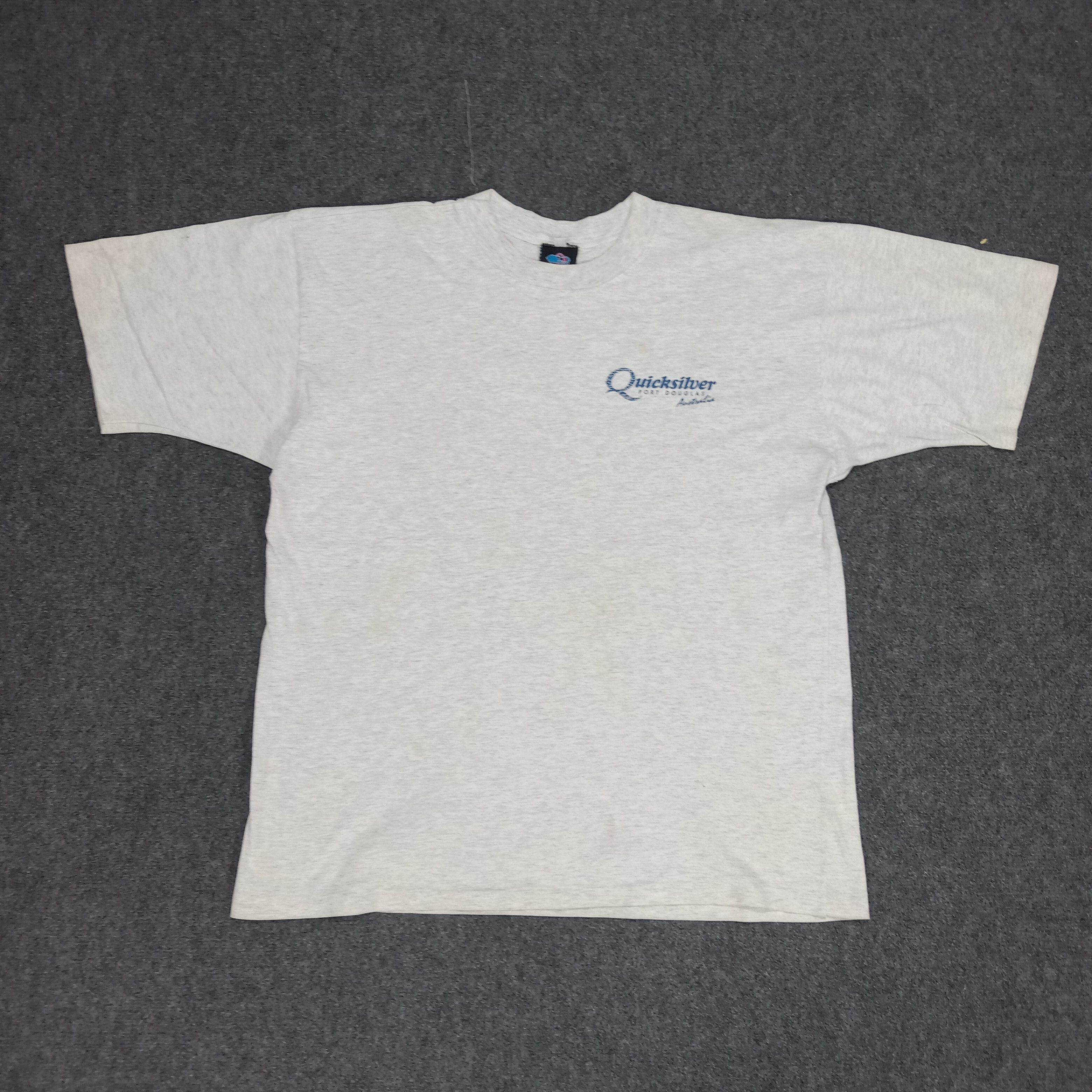 Quiksilver × Vintage Vintage 90's Quicksilver American Surf Style Tshirt Size US L / EU 52-54 / 3 - 4 Thumbnail