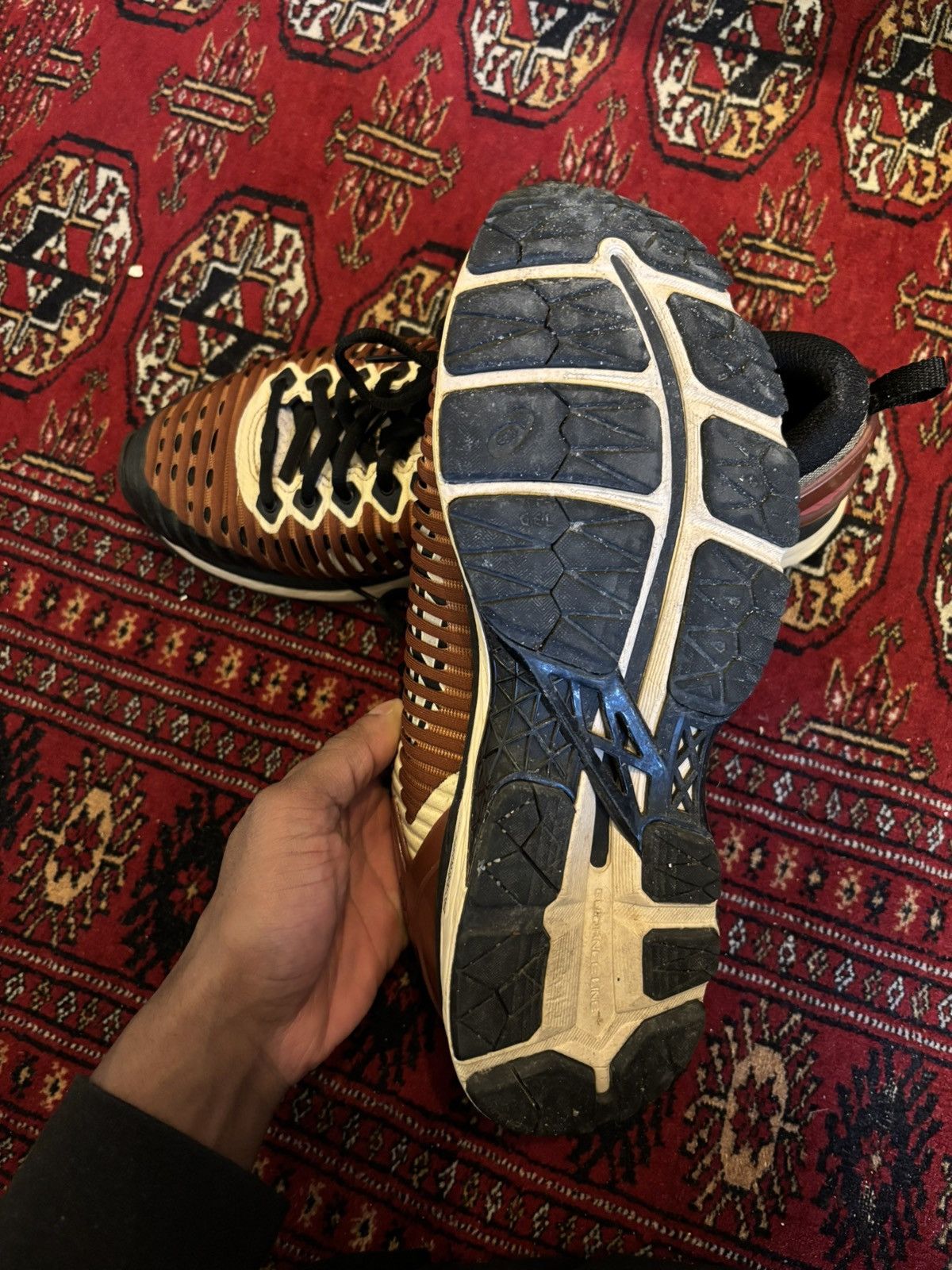 Asics × Kiko Kostadinov Asics X Kiko Kostadinov Gel Delva 1 Caramel Size US 10 / EU 43 - 7 Thumbnail