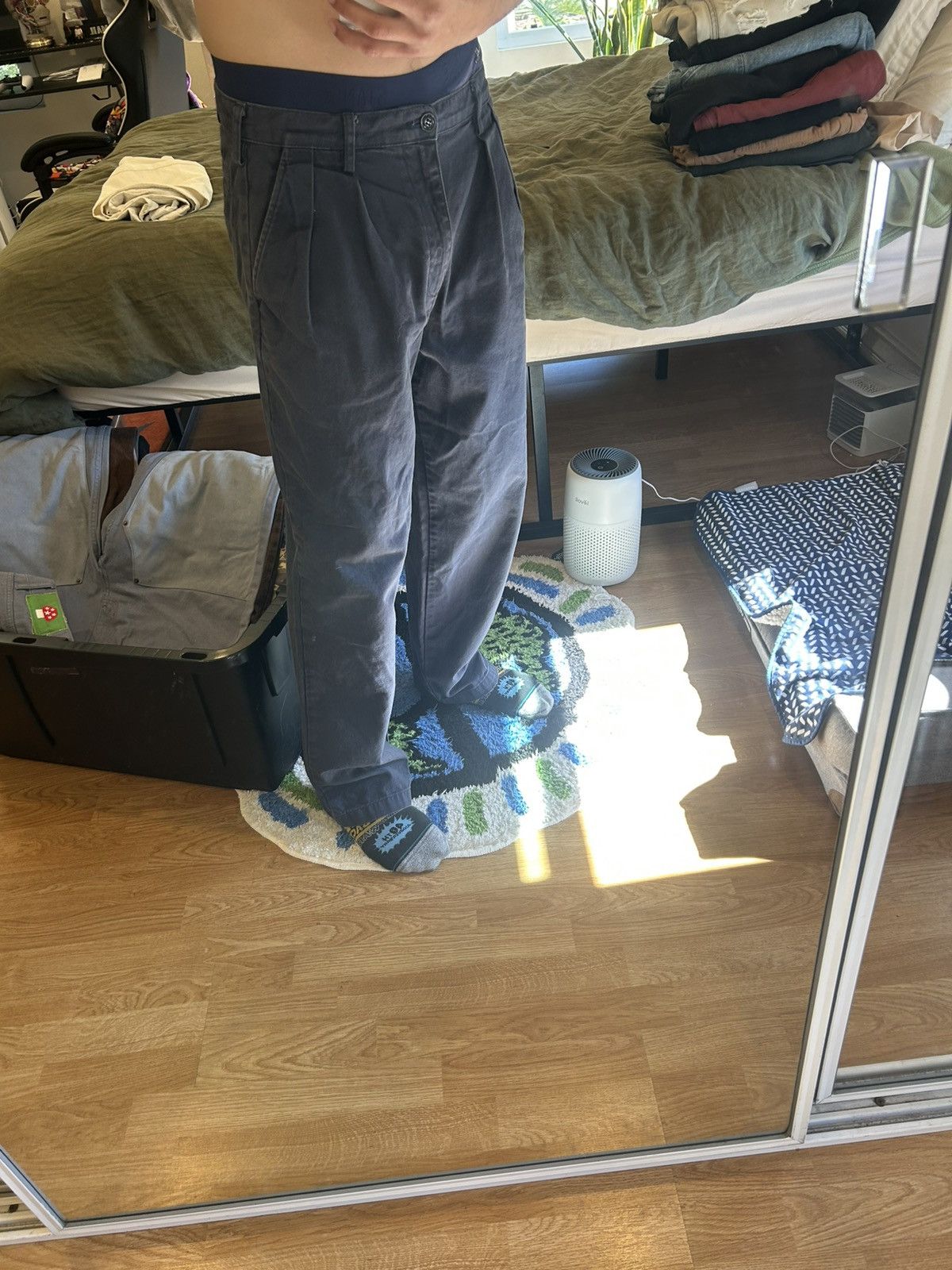 Freshjive Freshjive mens pleated pants Size US 34 / EU 50 - 7 Thumbnail