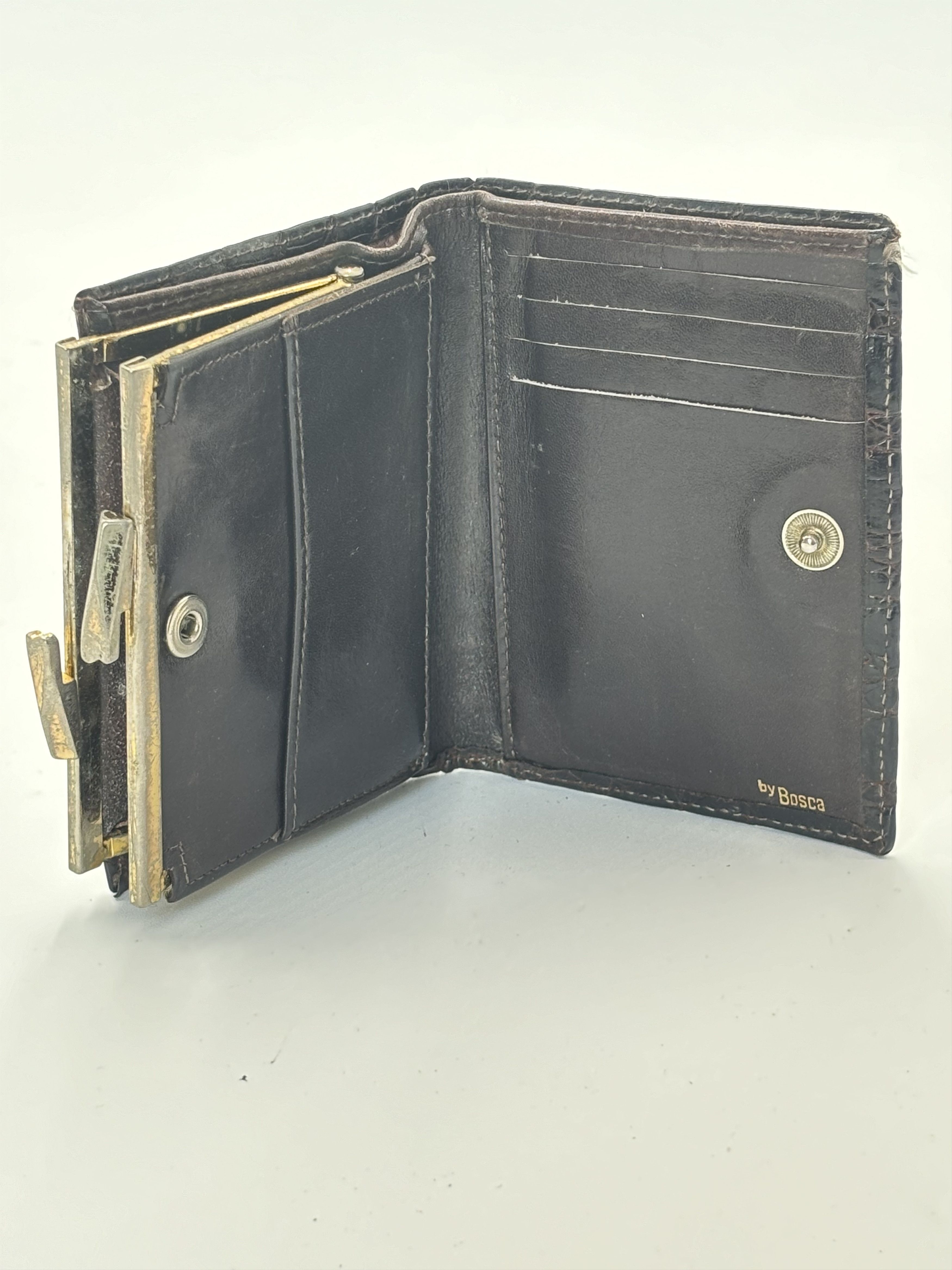 Bosca Bosca brown crocodile leather wallet Size ONE SIZE - 6 Thumbnail