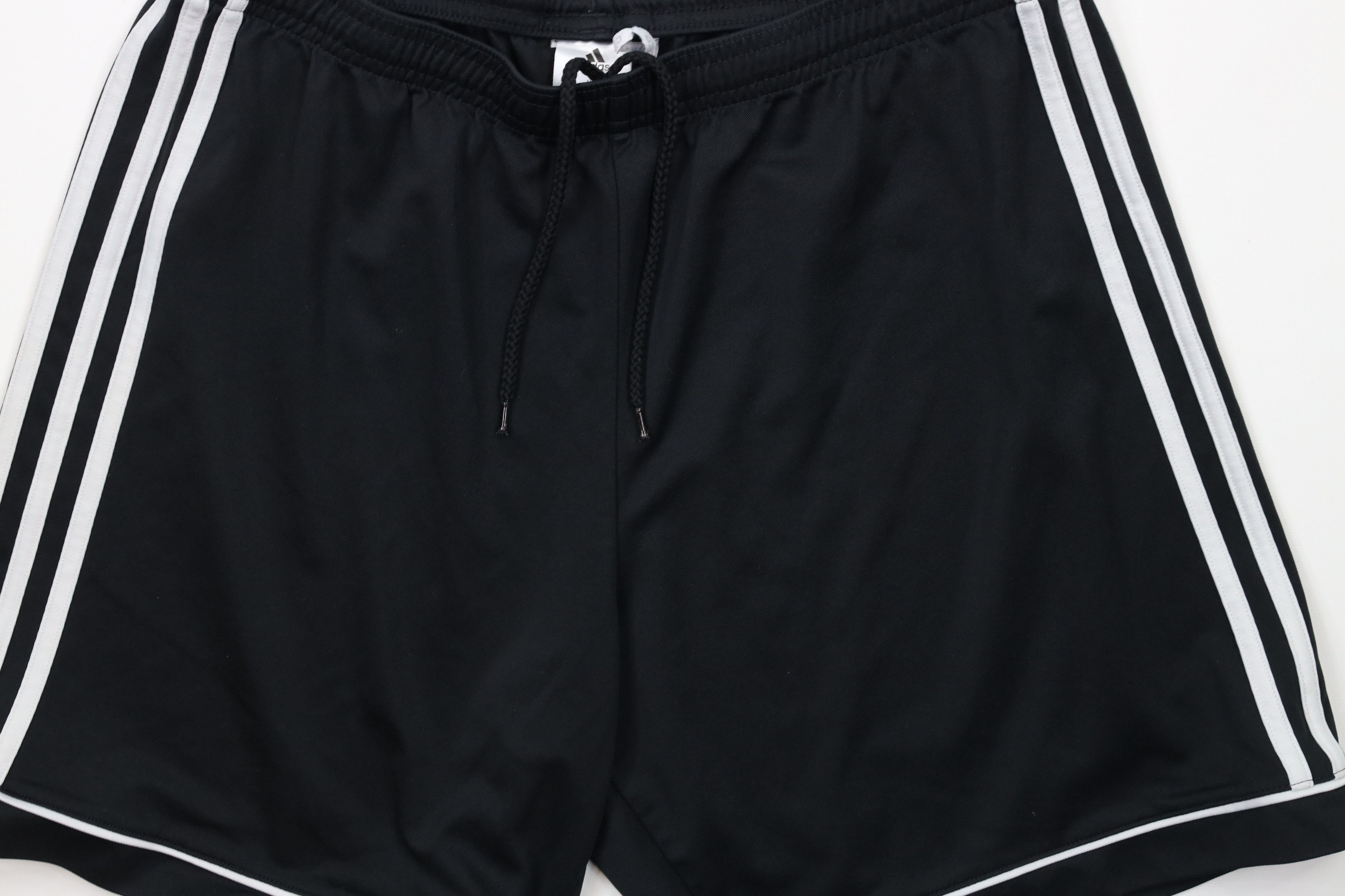Adidas × Vintage Vintage Adidas Striped Running Jogging Soccer Shorts Black Size US 34 / EU 50 - 3 Thumbnail