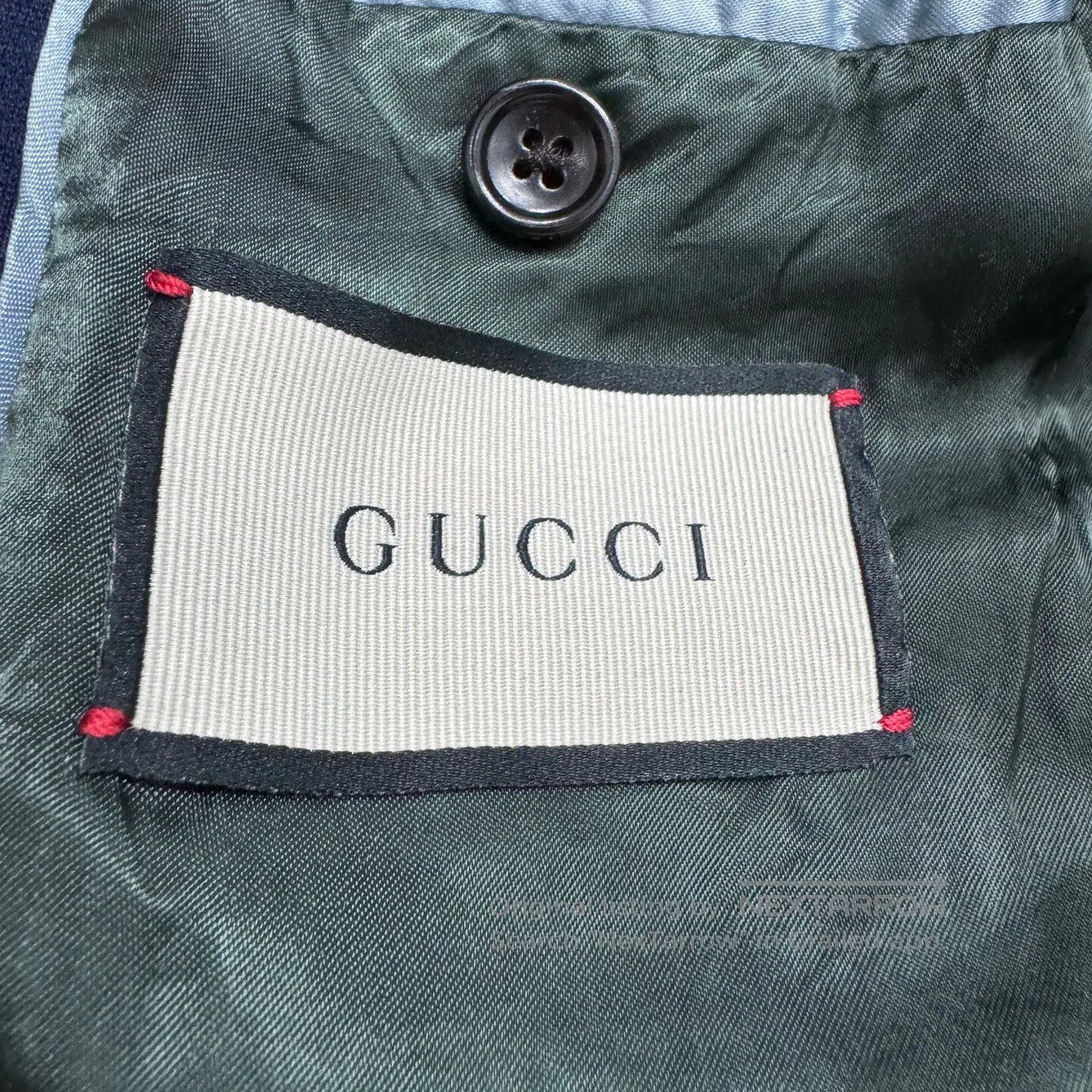 Gucci Guicci Double-G full-print suit jacket| Size 50R - 3 Thumbnail