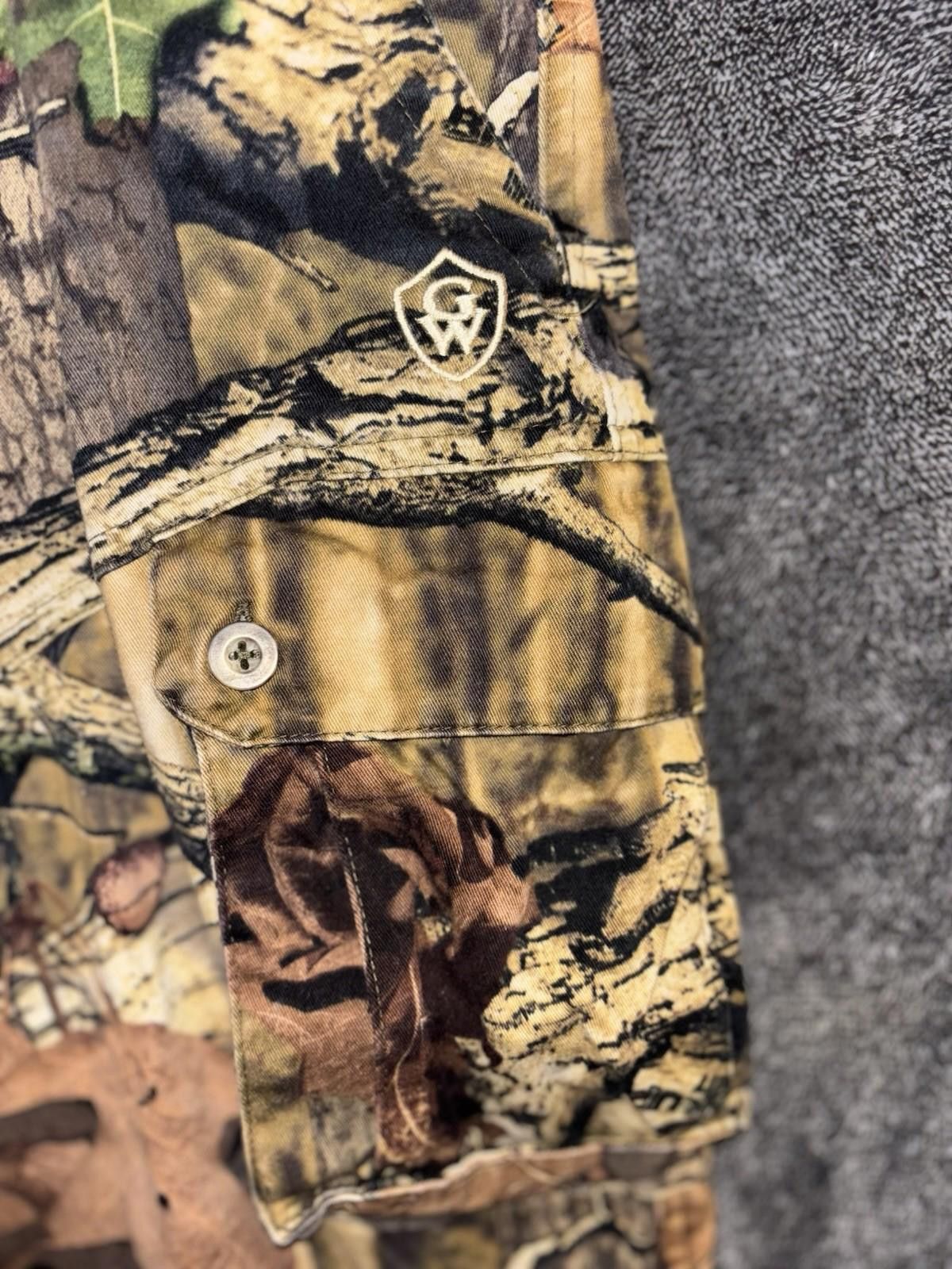 Realtree Game Winner Mens XL Realtree Camo Cargo Pants Cinch Waist Size ONE SIZE - 2 Thumbnail