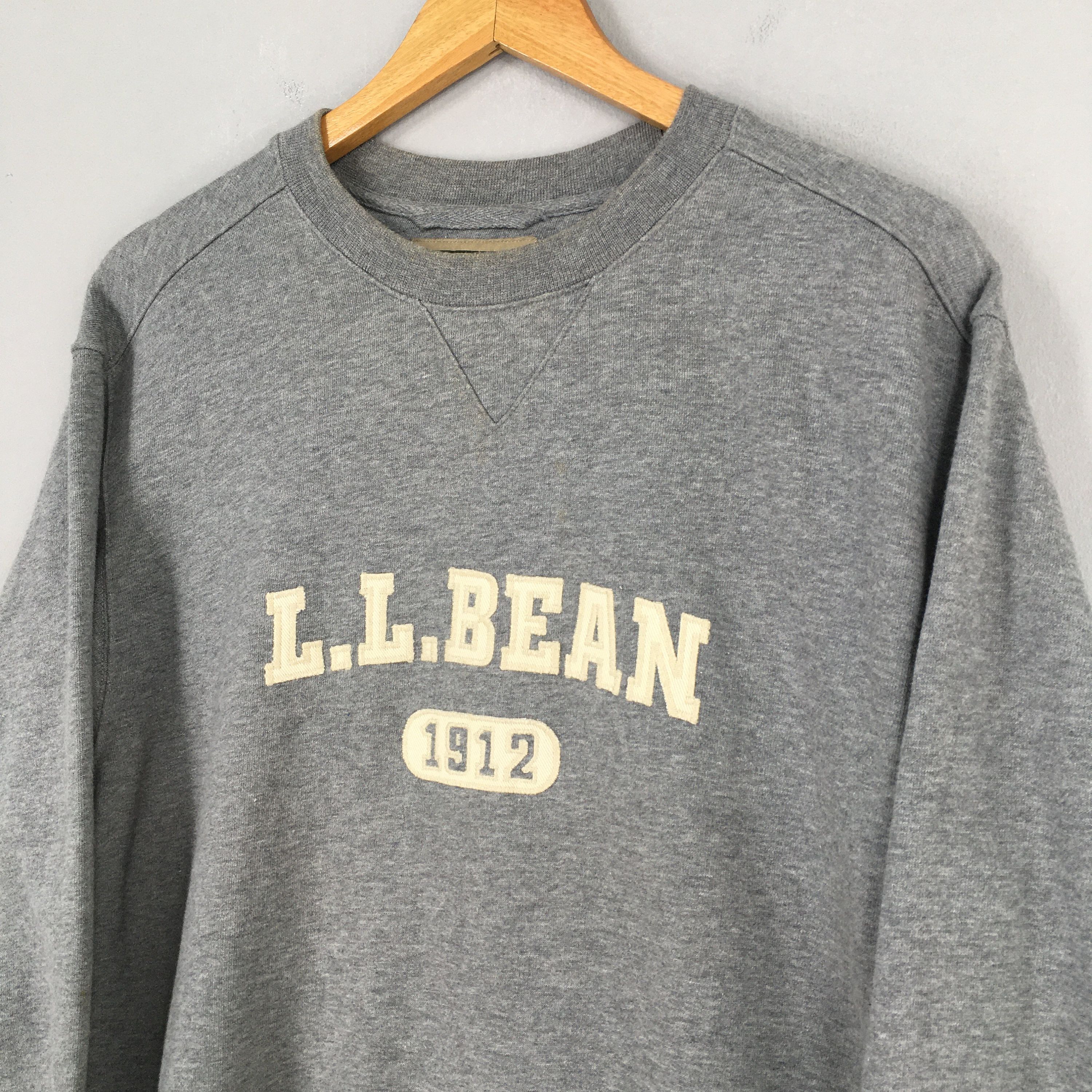 L.L. Bean × Vintage Vintage LL Bean Gray Sweatshirt Medium Size US M / EU 48-50 / 2 - 3 Thumbnail