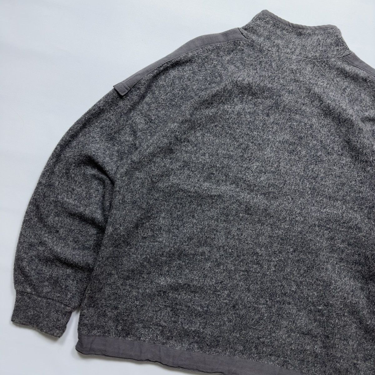 Issey Miyake Issey Miyake - Fleece Half Zip Anorak Jacket Size US M / EU 48-50 / 2 - 5 Thumbnail