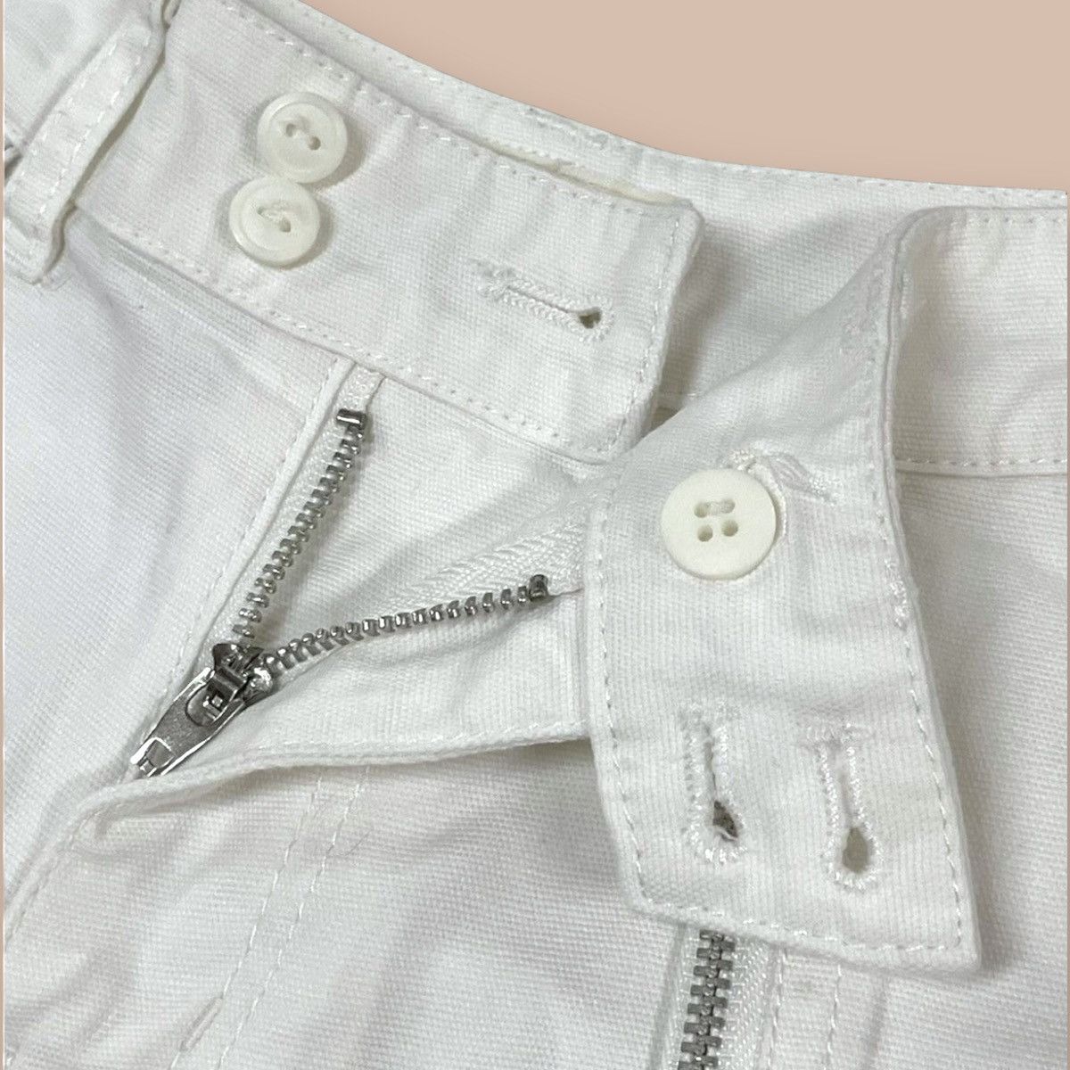 If Six Was Nine Atsuro Tayama White Cinched Pants Size US 38 / EU 54 - 7 Thumbnail