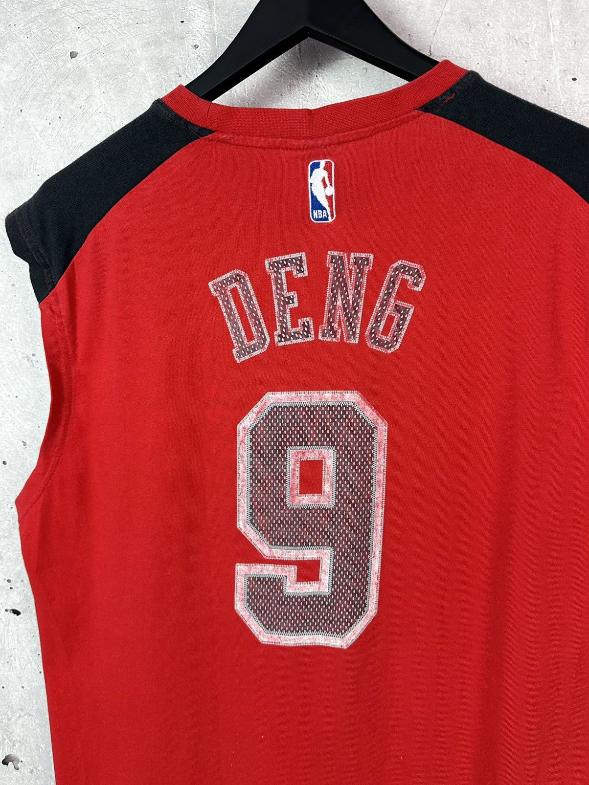 Adidas × NBA × Vintage Adidas Chicago Bulls Deng Sleeveless Printed Red Top Size US XL / EU 56 / 4 - 6 Thumbnail