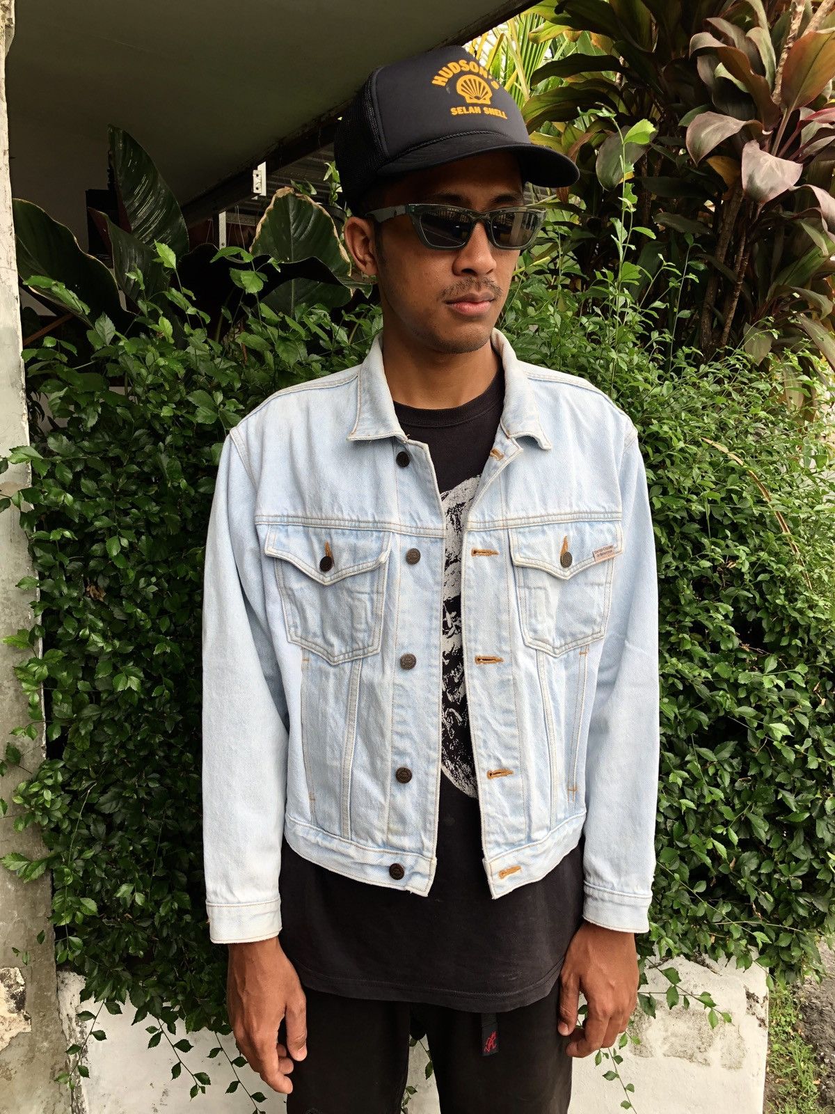 UNITED COLORS OF BENETTON ABSTRAK COLOR UNISEX DENIM JACKET