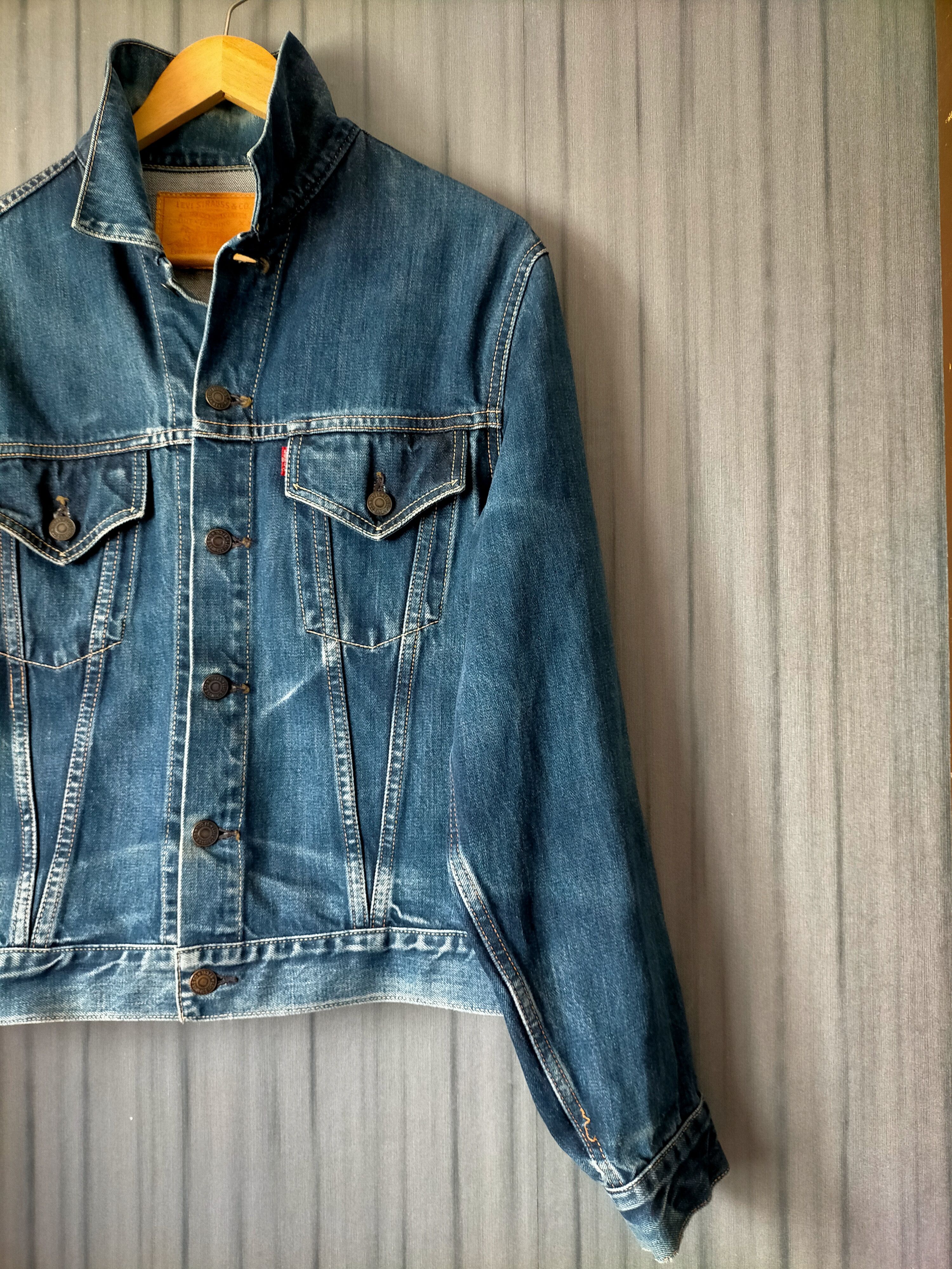 Levi's Vintage Clothing Levis 557xx Capital E trucker jacket Size US M / EU 48-50 / 2 - 6 Thumbnail