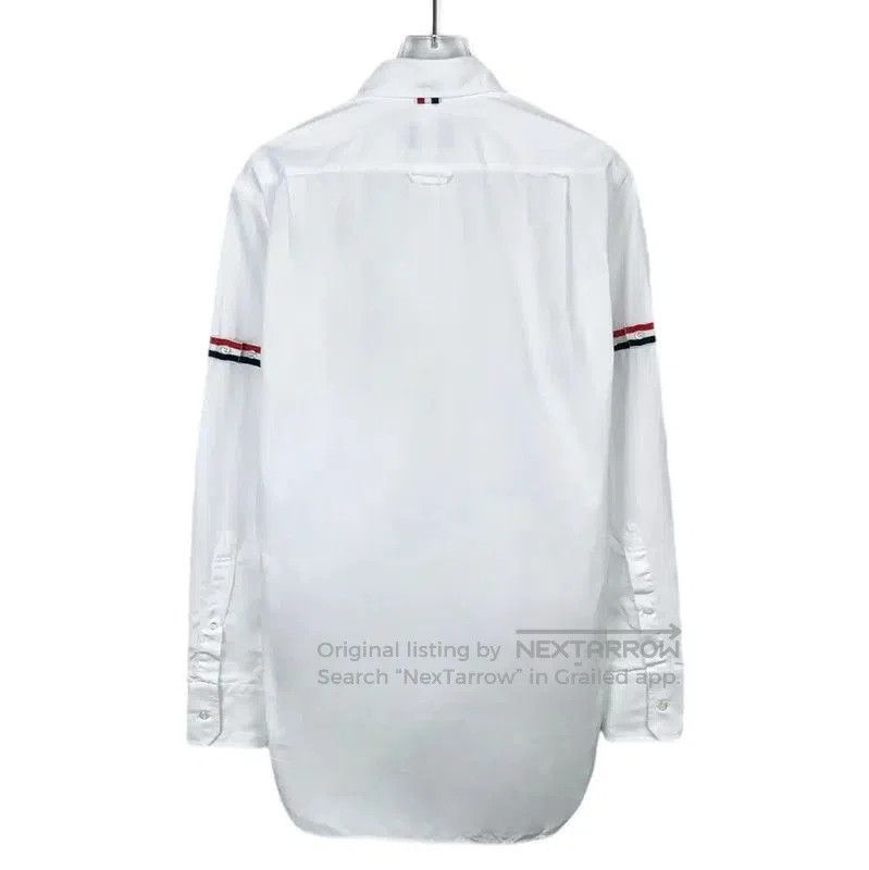 Thom Browne Thom Browne White Cotton Women's Shirt . Size L / US 10 / IT 46 - 2 Thumbnail