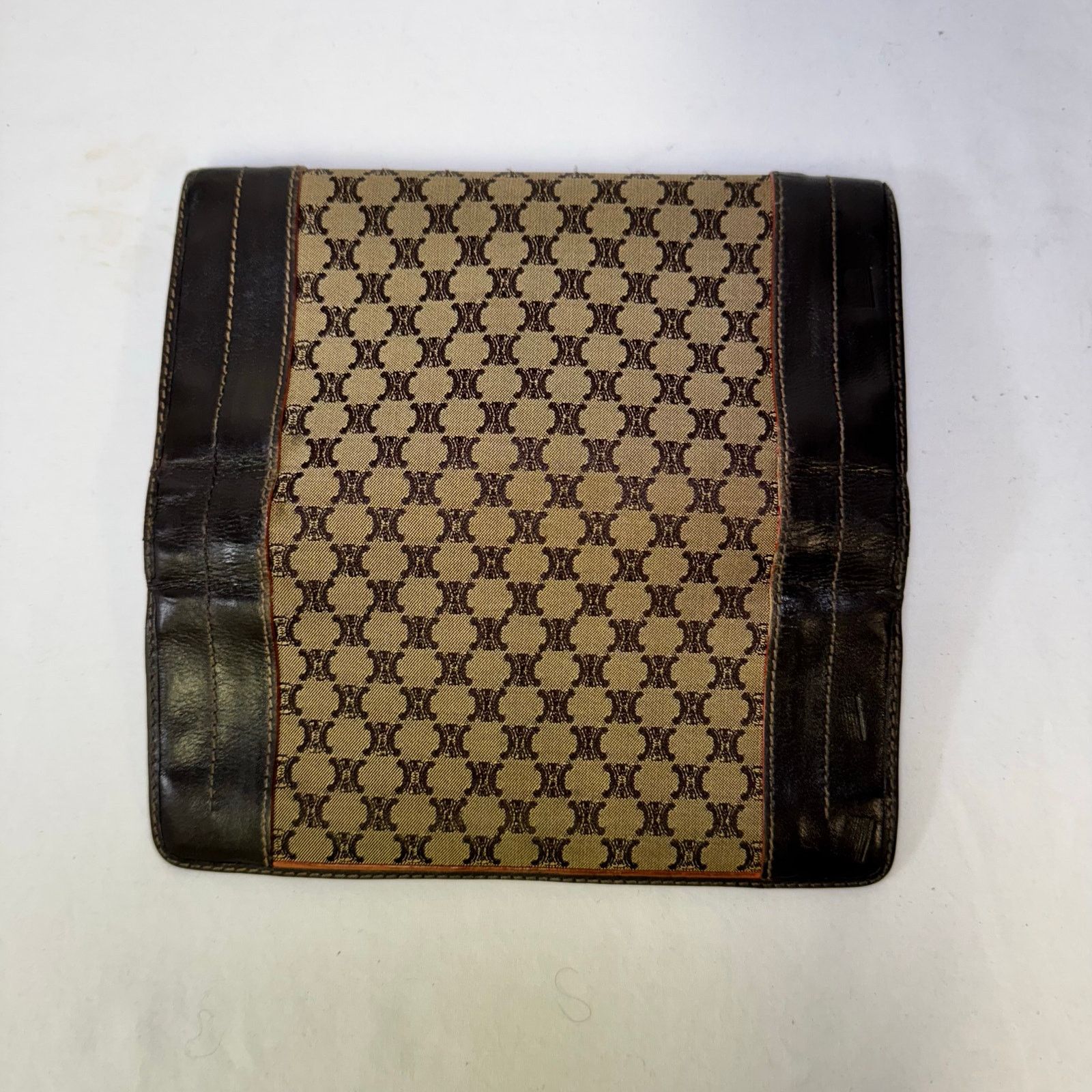 Celine Celine Leather and fabric Monogram long wallet Size ONE SIZE - 4 Thumbnail