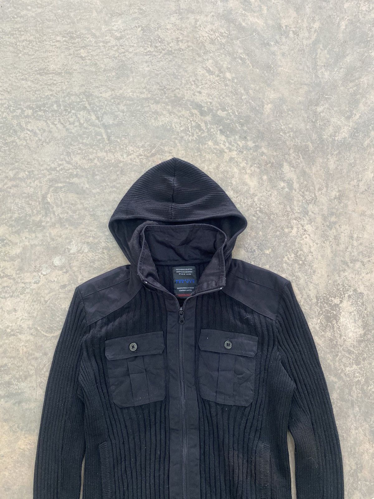Hysteric Glamour × Japanese Brand × Le Grande Bleu (L.G.B.) NICOLE CLUB KNIT PUNK GRUNGE LGB JACKET 90s GOTHIC Size US S / EU 44-46 / 1 - 5 Thumbnail