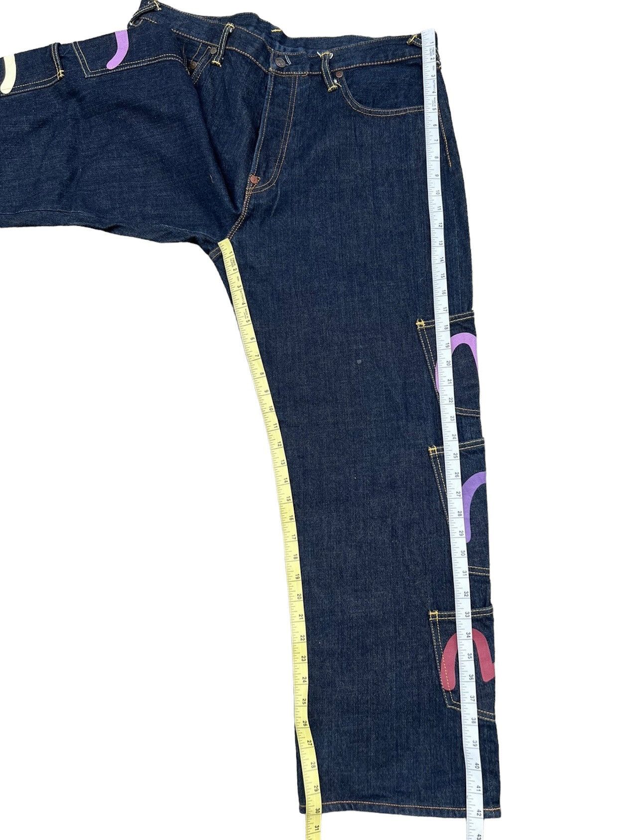 Evisu RARE!!! Vintage Evisu Multi Pocket Denim Selvedge Jeans Size US 36 / EU 52 - 5 Thumbnail