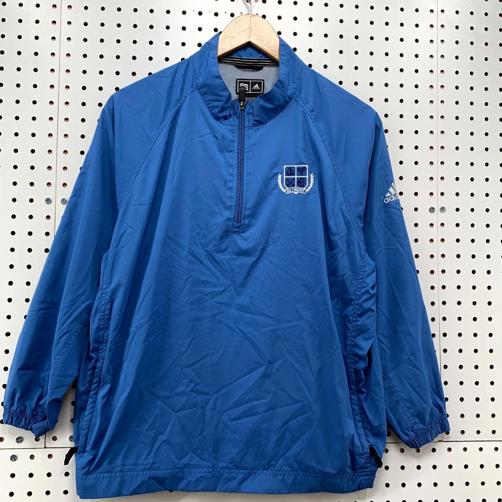 Adidas Adidas Golf Jacket Windbreaker 1/4 Zip Blue XL Men Size US XL / EU 56 / 4 - 5 Thumbnail
