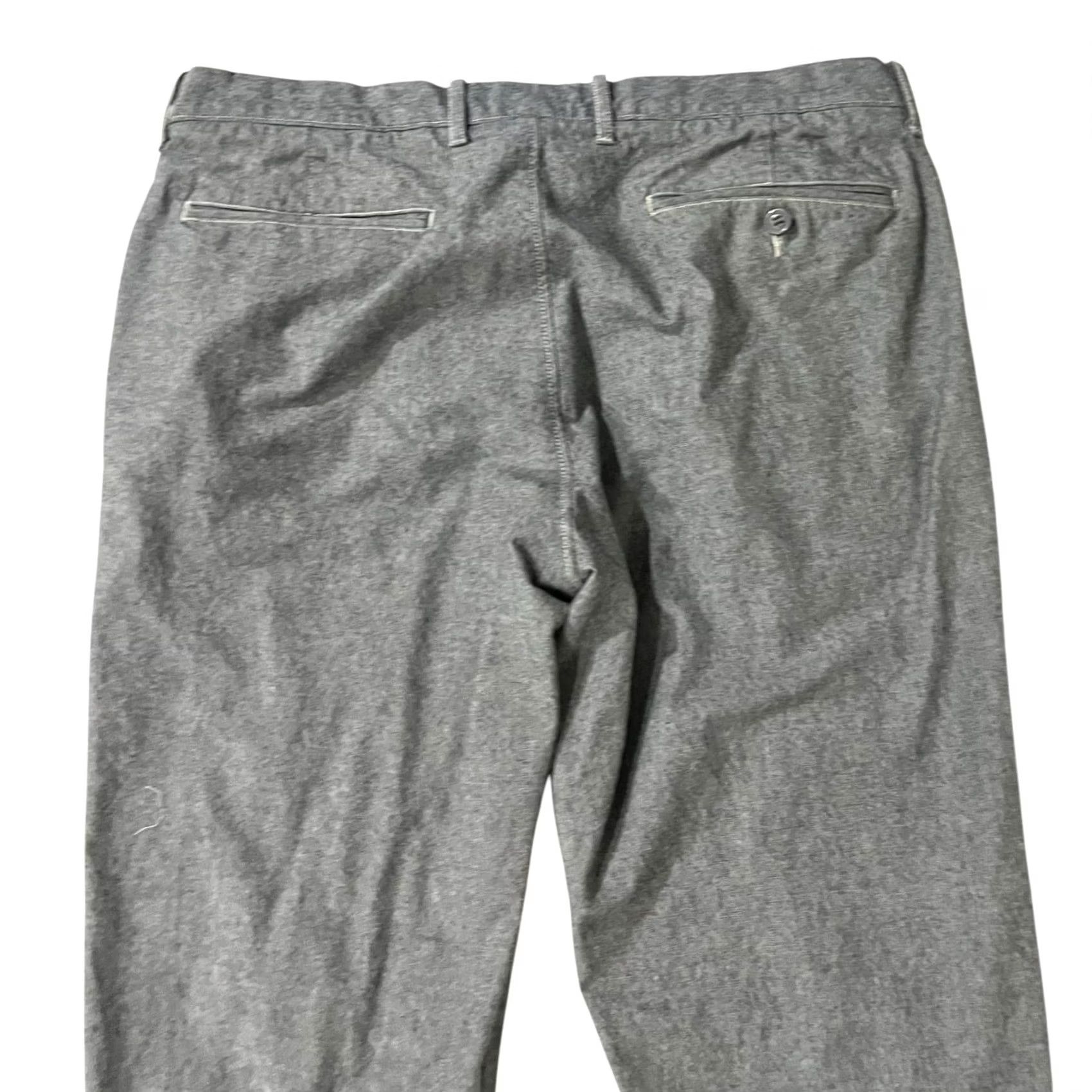J.Crew J.Crew Pants Men’s 35 Straight Fit Gray Chambray Cotton Stretch Pockets Size US 35 - 5 Thumbnail
