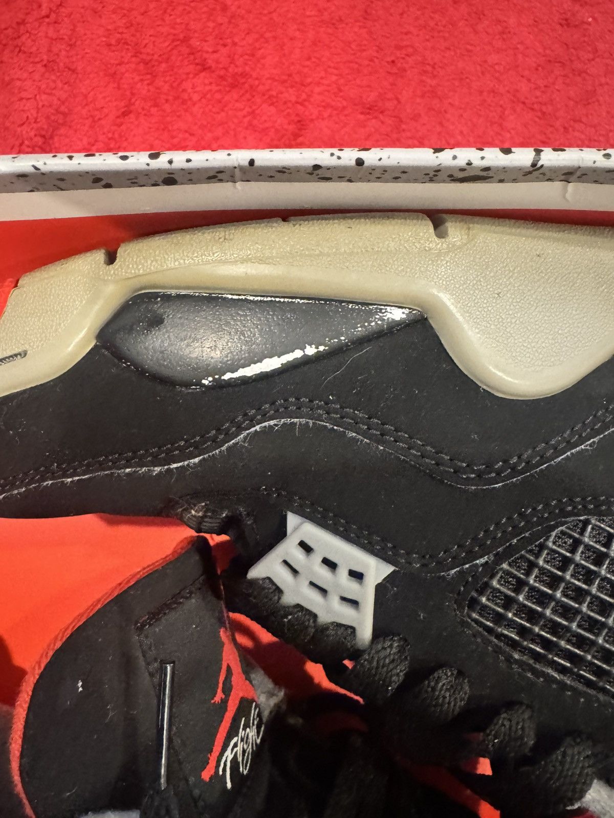 Jordan Brand Air Jordan 4 Retro OG 'Bred' 2019 Size US 7.5 / EU 40-41 - 2 Thumbnail
