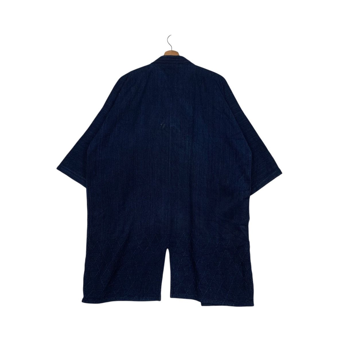 Indigo Vintage 90's Blue Indigo Traditional Japan Kimono #2241-C99 Size US L / EU 52-54 / 3 - 7 Thumbnail
