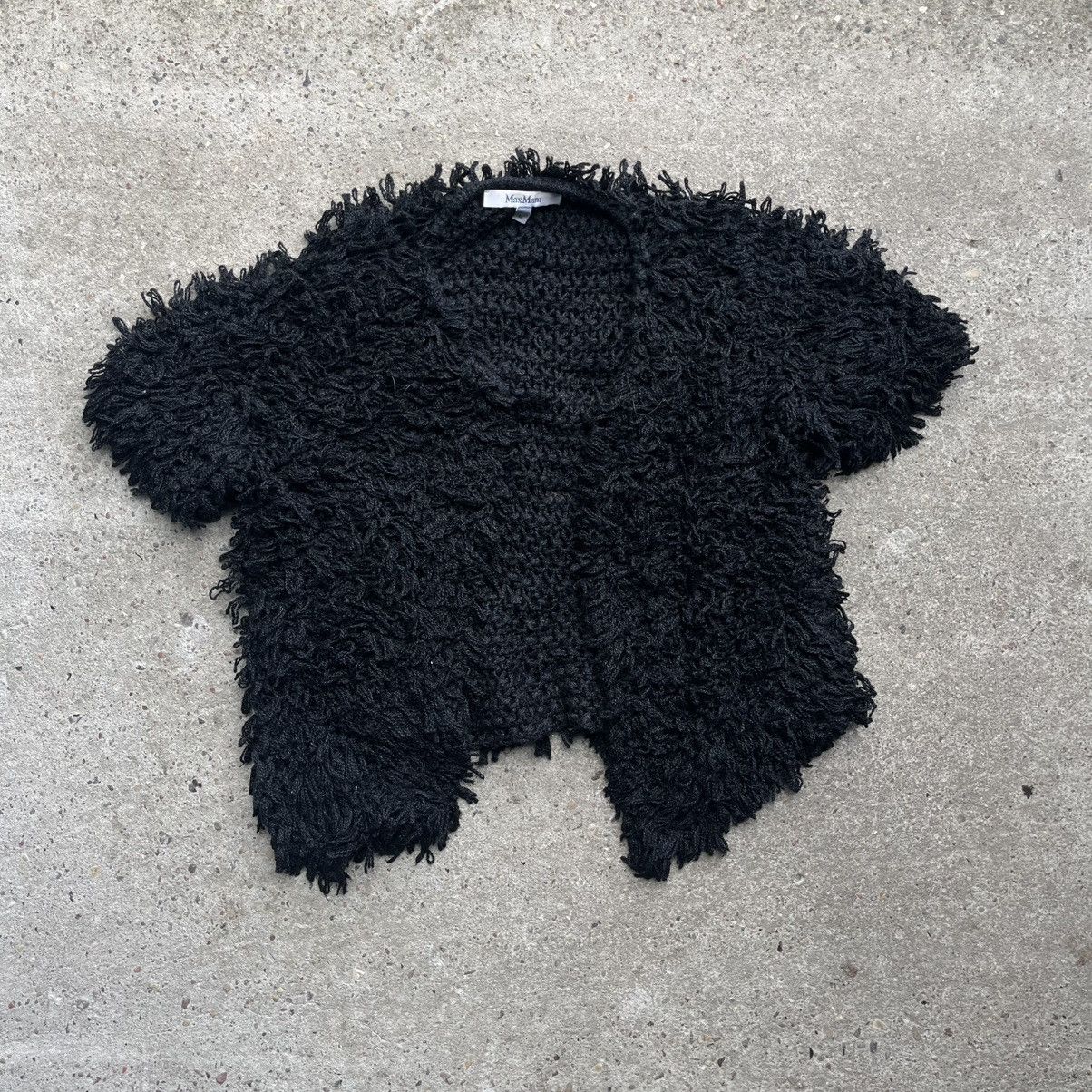 Max Mara × Vintage × Weekend Max Mara Max Mara knitwear fibres cardigan synthetic black Size M / US 6-8 / IT 42-44 - 1 Thumbnail