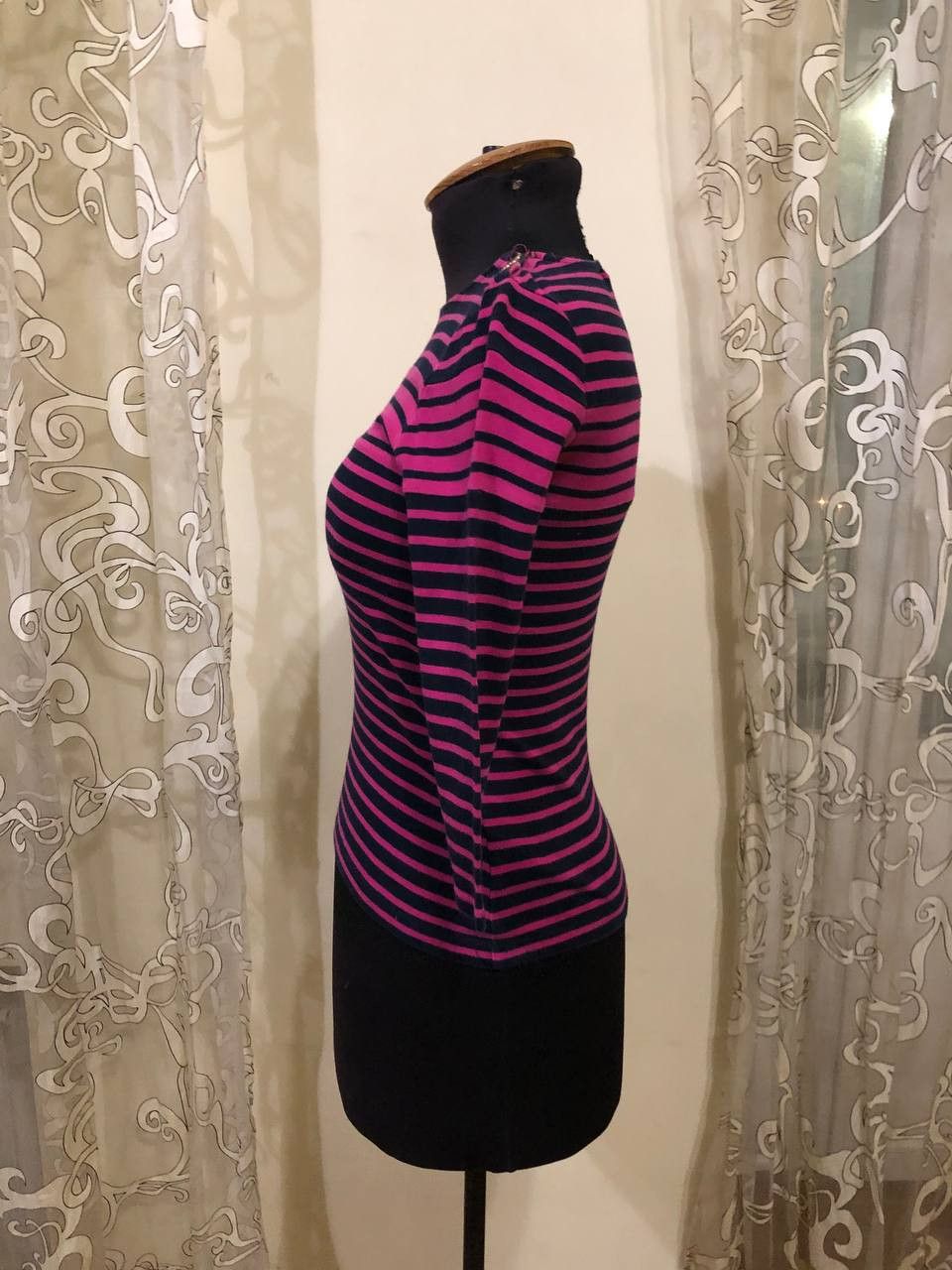 Polo Ralph Lauren Lauren Ralph Lauren Petite Striped Sweater Green tag Size XS / US 0-2 / IT 36-38 - 3 Thumbnail