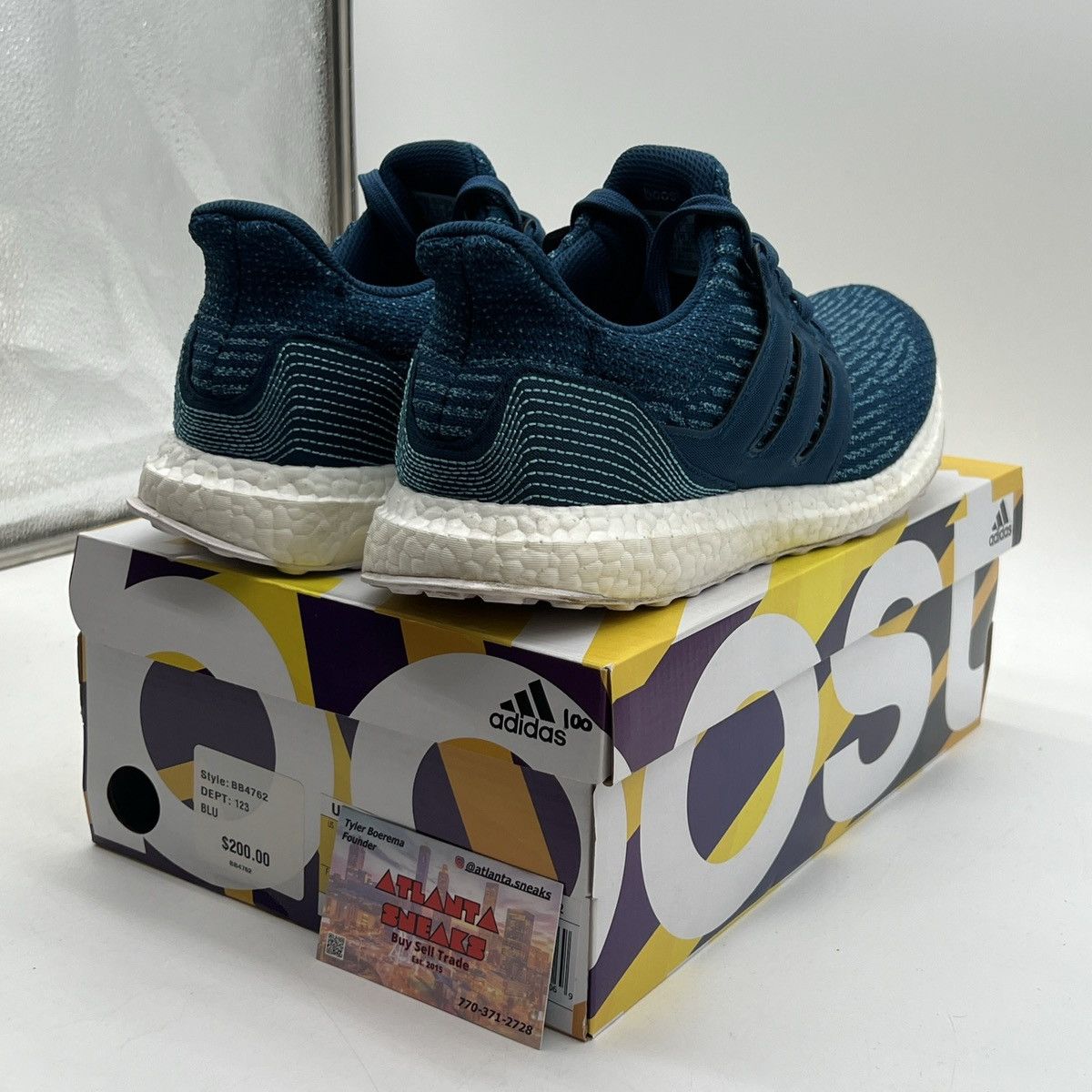 Adidas Parley x ultraboost 3.0 limited night navy Size US 11 / EU 44 - 5 Thumbnail