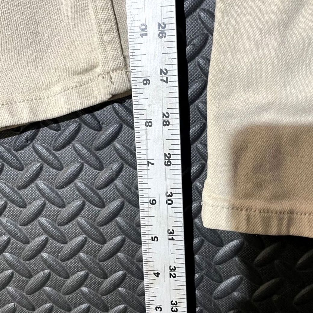 Kenneth Cole Kenneth Cole Casual Taper Beige 5 Pocket Denim Jean Men’s Size 36x32 Khakis 31 In Inseam Mens Beige Denim Jean Size US 36 / EU 52 - 6 Thumbnail