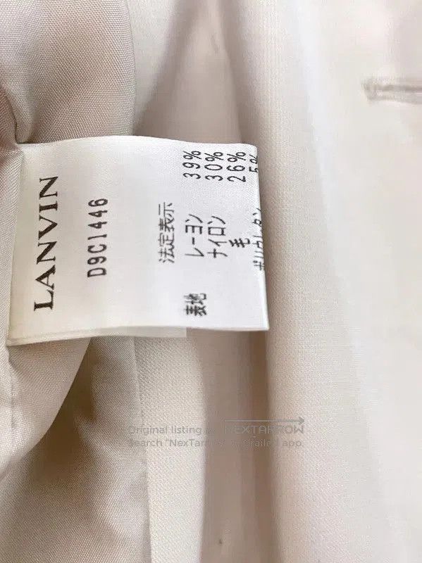 Lanvin Lanvin Beige Wool Blend Women's Coat . Size M / US 6-8 / IT 42-44 - 8 Thumbnail