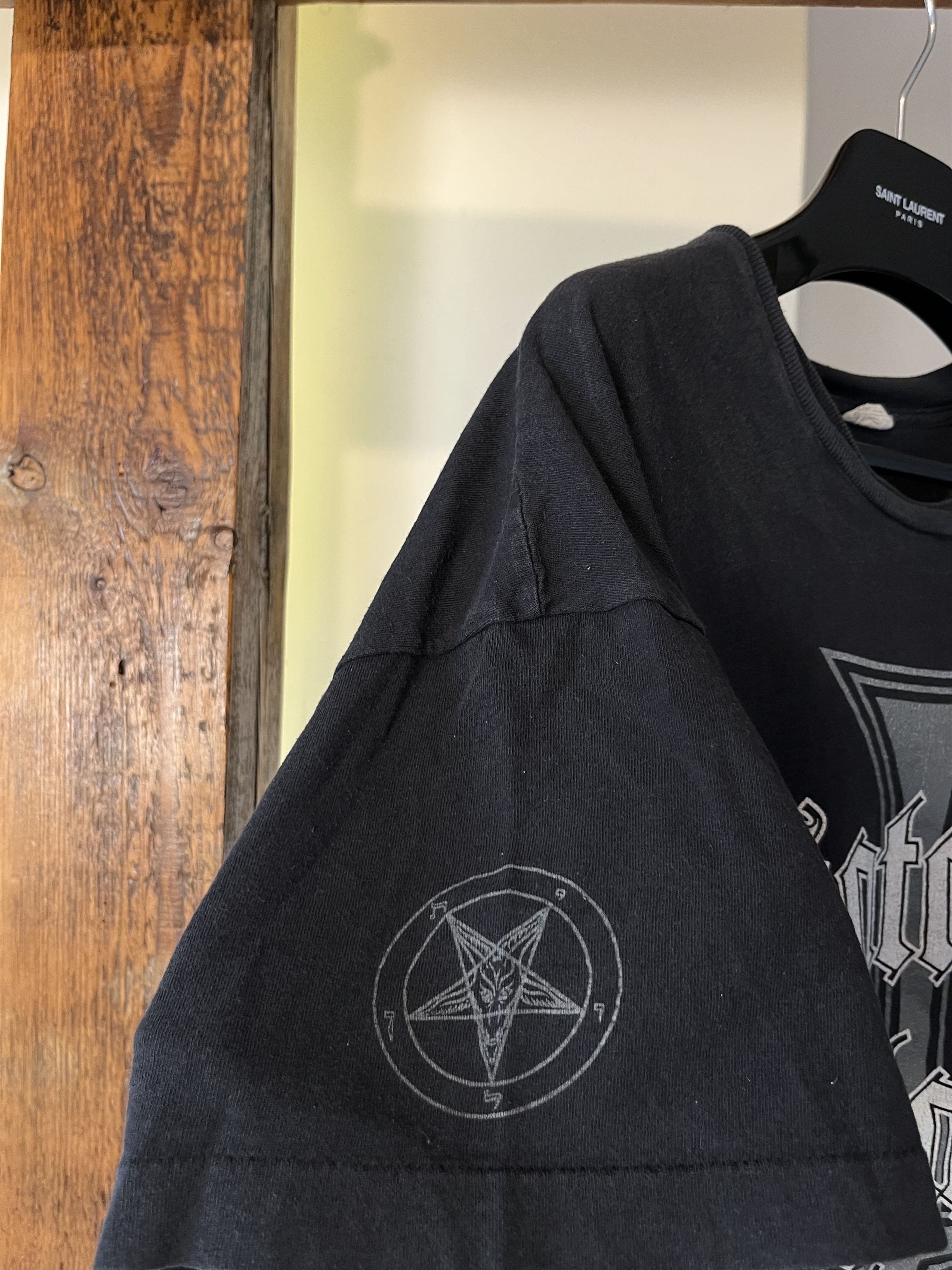 Band Tees × Vintage 90s Metal Band Baphomet Satanic Church of Satan Screen Star Size US XL / EU 56 / 4 - 2 Thumbnail